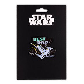 Star Wars: The Mandalorian "Best Dad In The Galaxy" Father's Day Enamel Pin