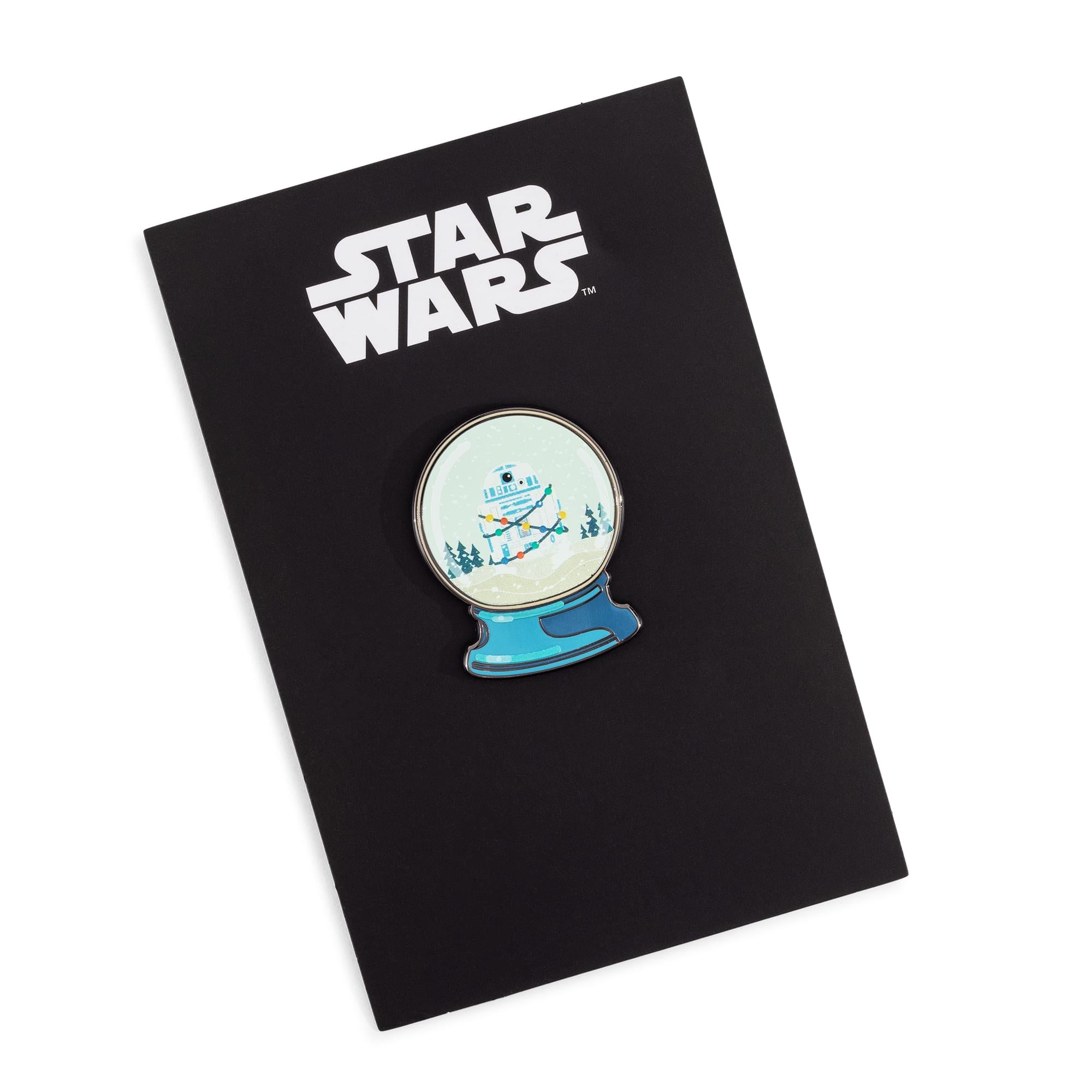 Star Wars R2-D2 Holiday Winter Snow Globe Enamel Pin