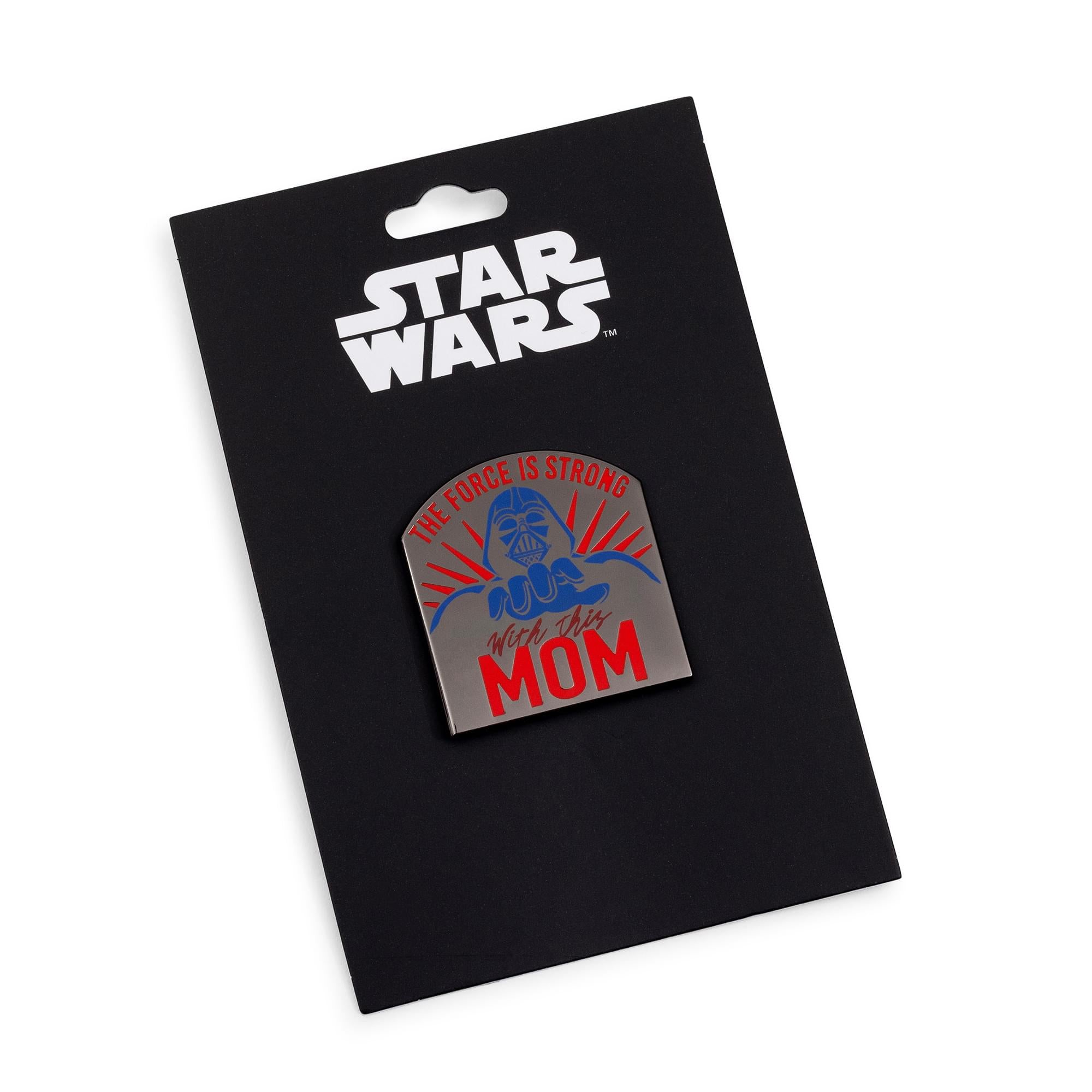 Star Wars Darth Vader "The Force Is Strong With This Mom" Enamel Pin