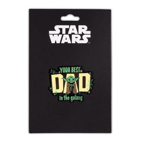 Star Wars "Yoda Best Dad In The Galaxy" Father's Day Enamel Pin