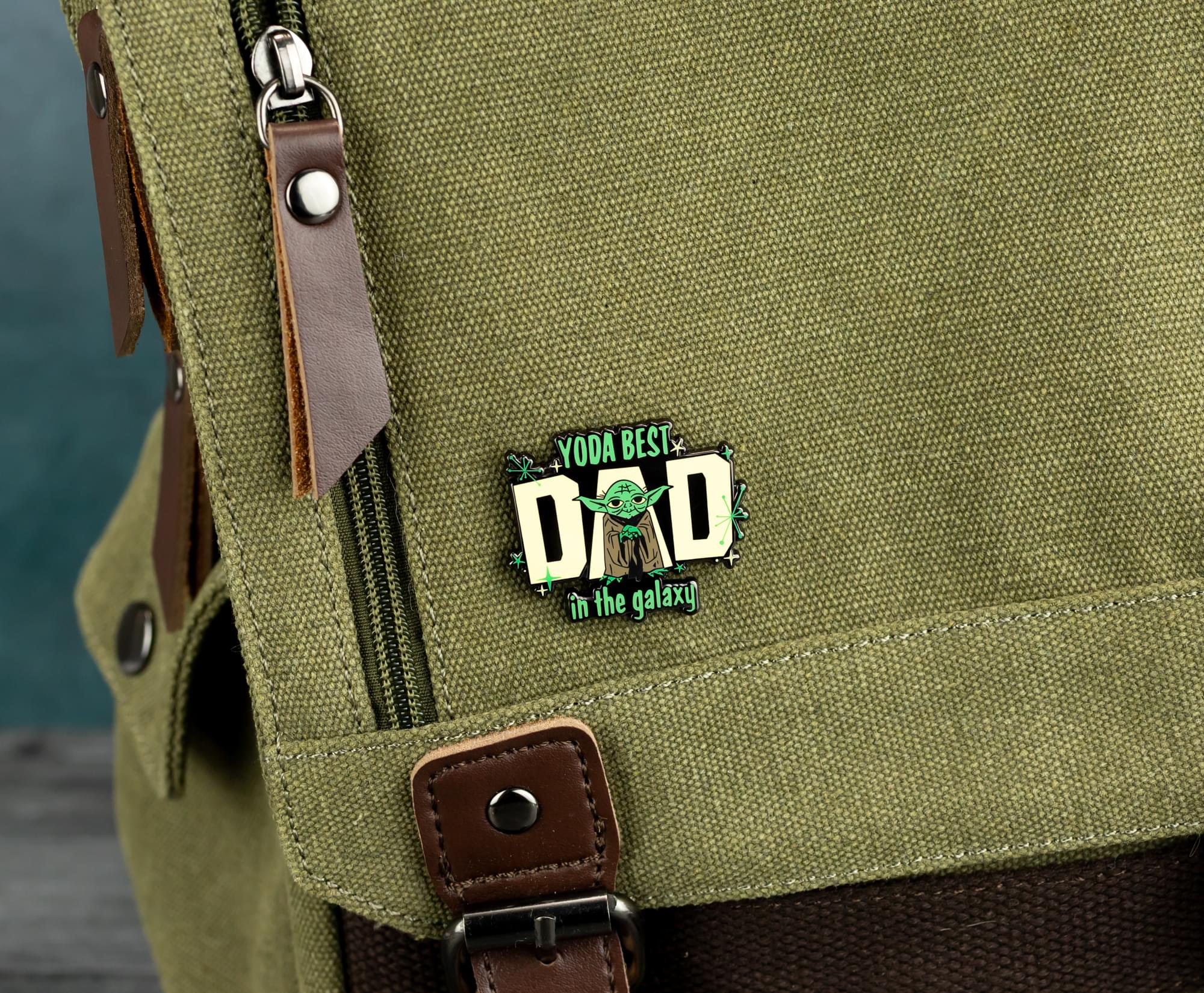 Star Wars "Yoda Best Dad In The Galaxy" Father's Day Enamel Pin