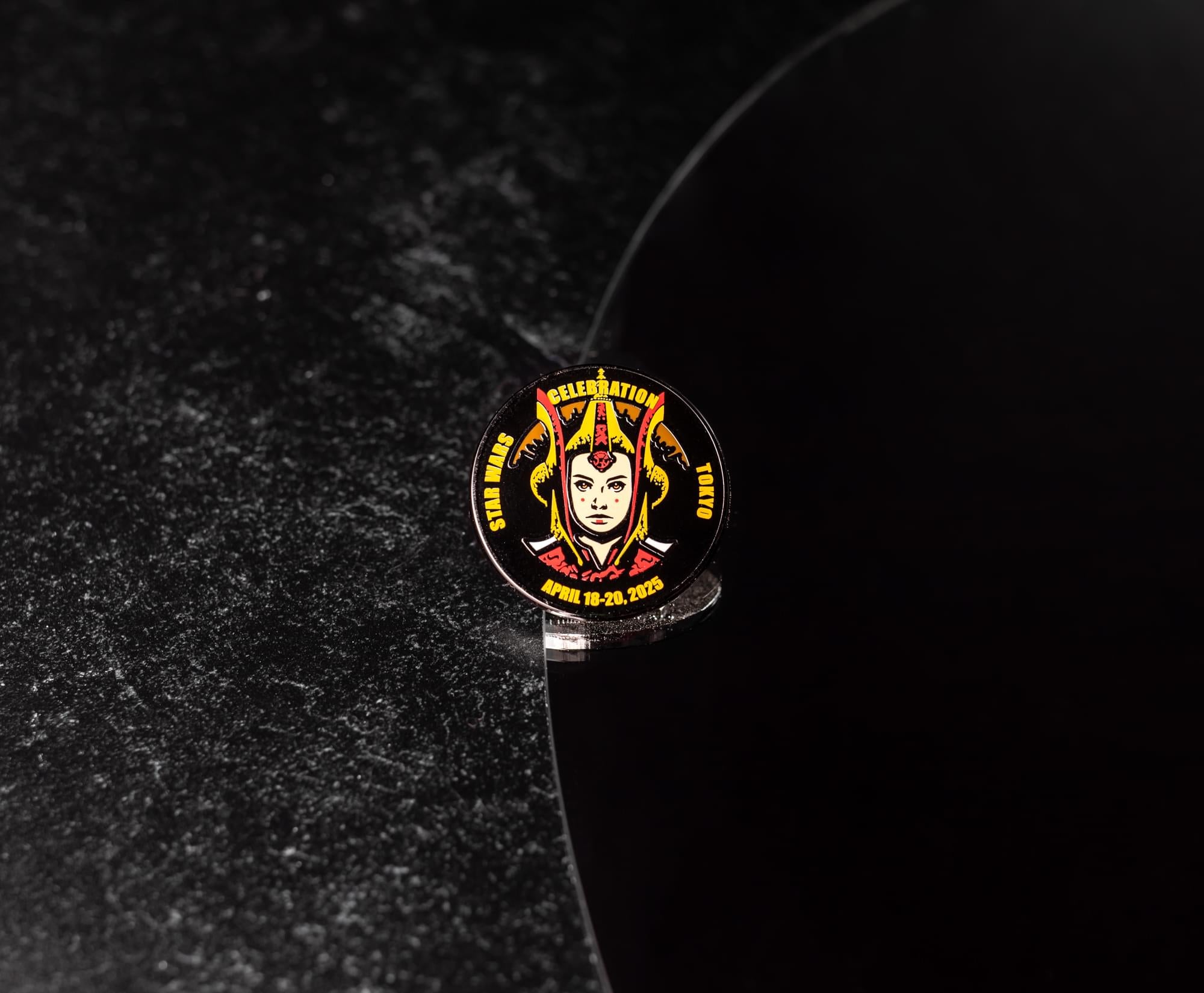 Star Wars Queen Amidala English Enamel Pin | SWC 2025 Exclusive