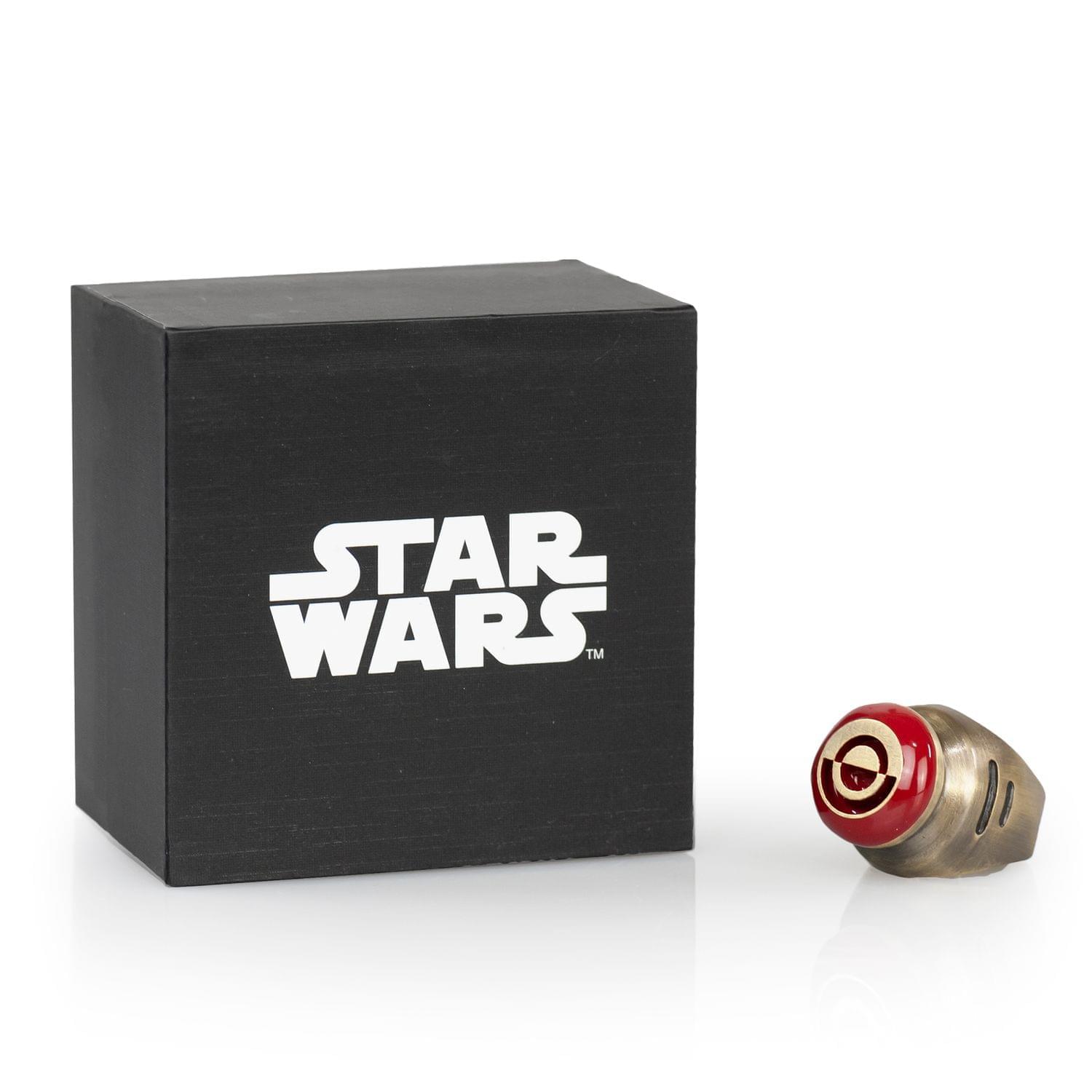 Star Wars Crimson Dawn Replica Signet Ring | Solid Metal and Enamel