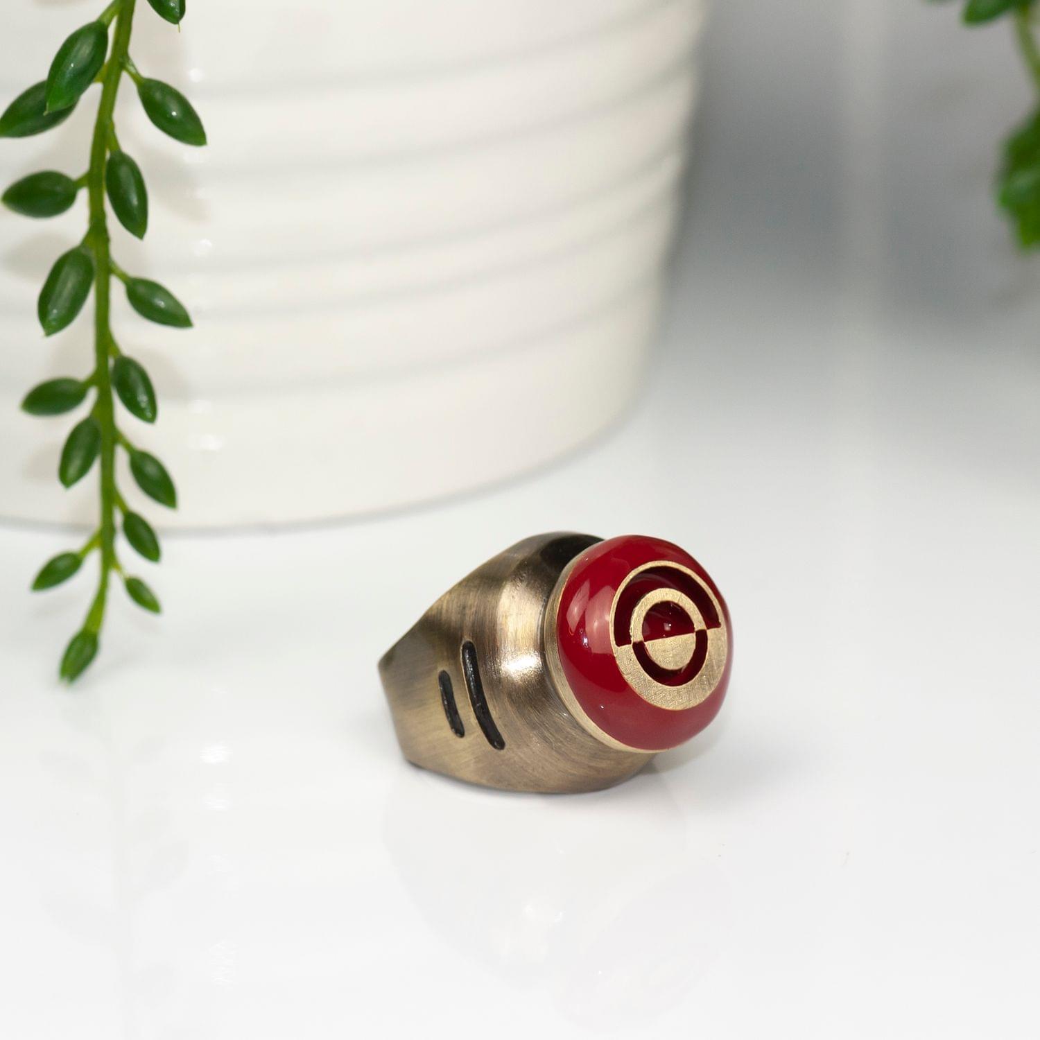 Star Wars Crimson Dawn Replica Signet Ring | Solid Metal and Enamel