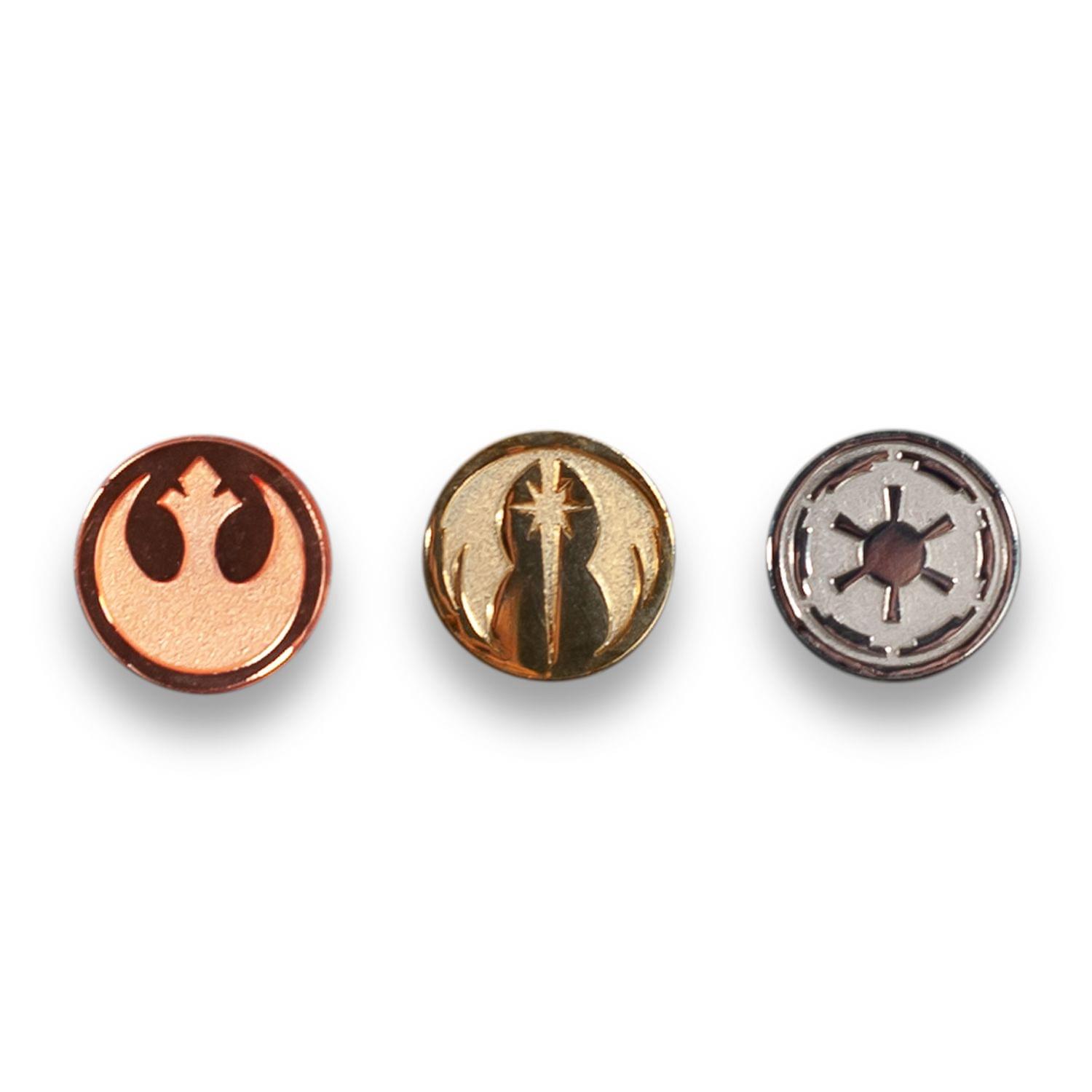 Star Wars 3-Pin Collector Set | Rebel Alliance, Jedi Order & Galactic Empire