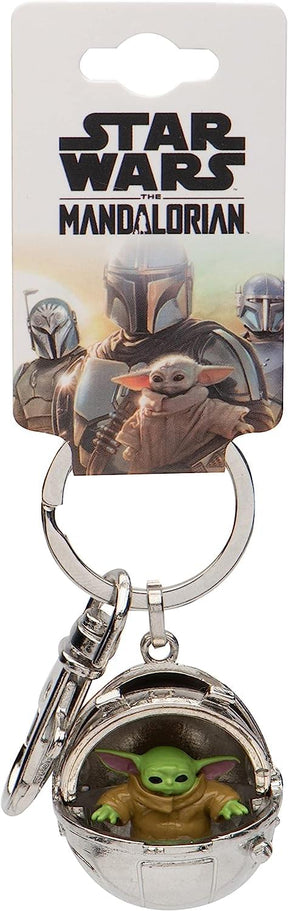 Star Wars Grogu 3D Opening Pram Keychain
