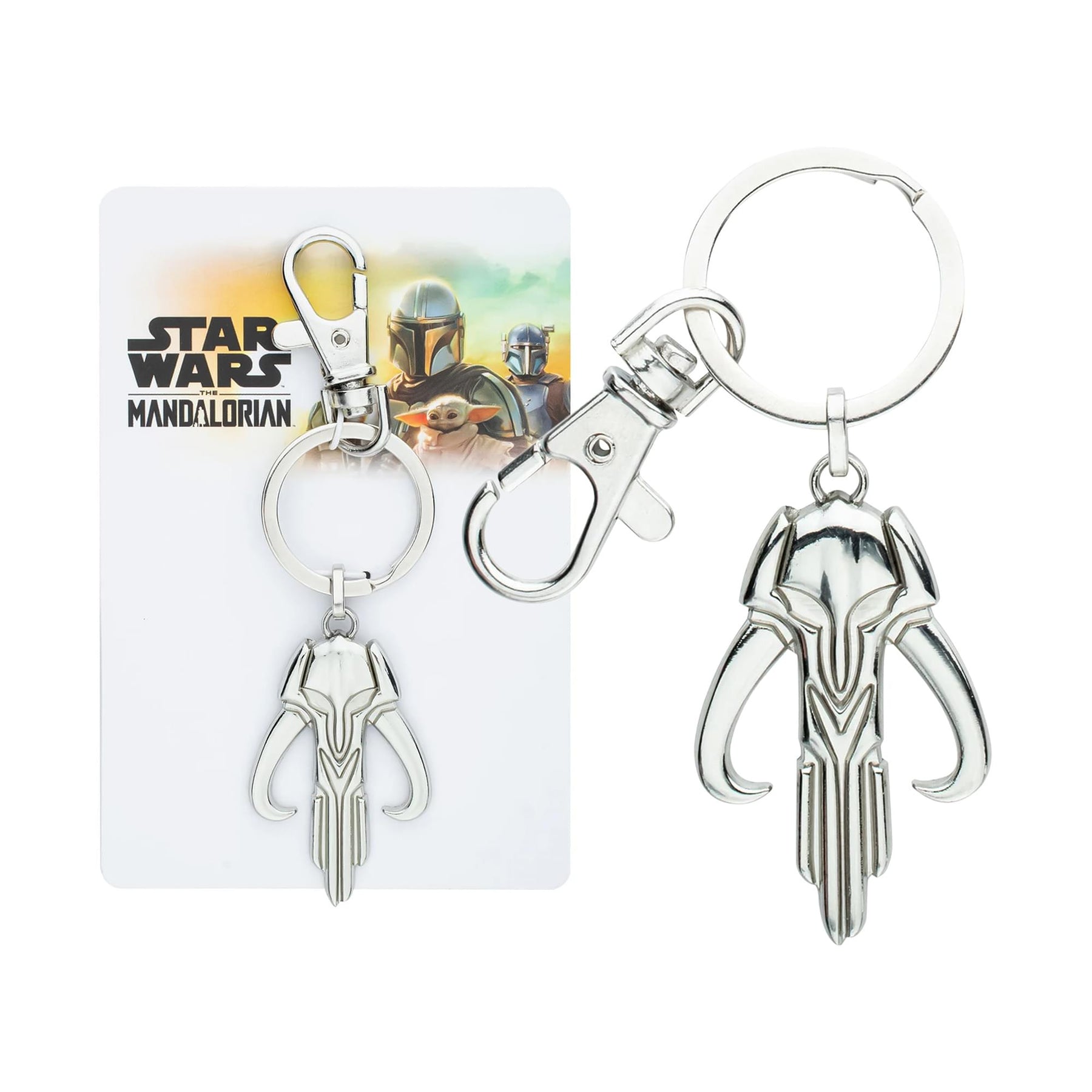 Star Wars: The Mandalorian Mythosaur Logo Metal Keychain