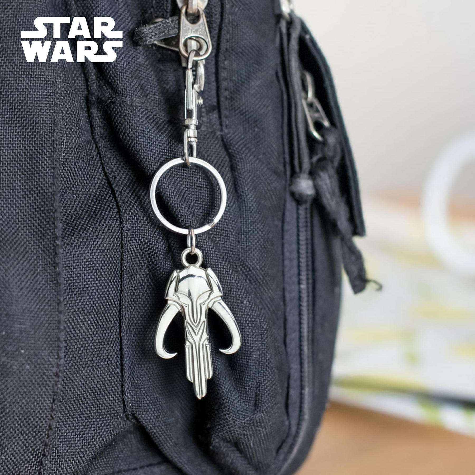 Star Wars: The Mandalorian Mythosaur Logo Metal Keychain