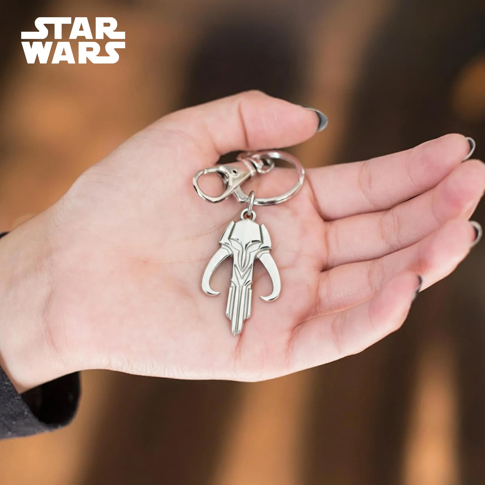 Star Wars: The Mandalorian Mythosaur Logo Metal Keychain