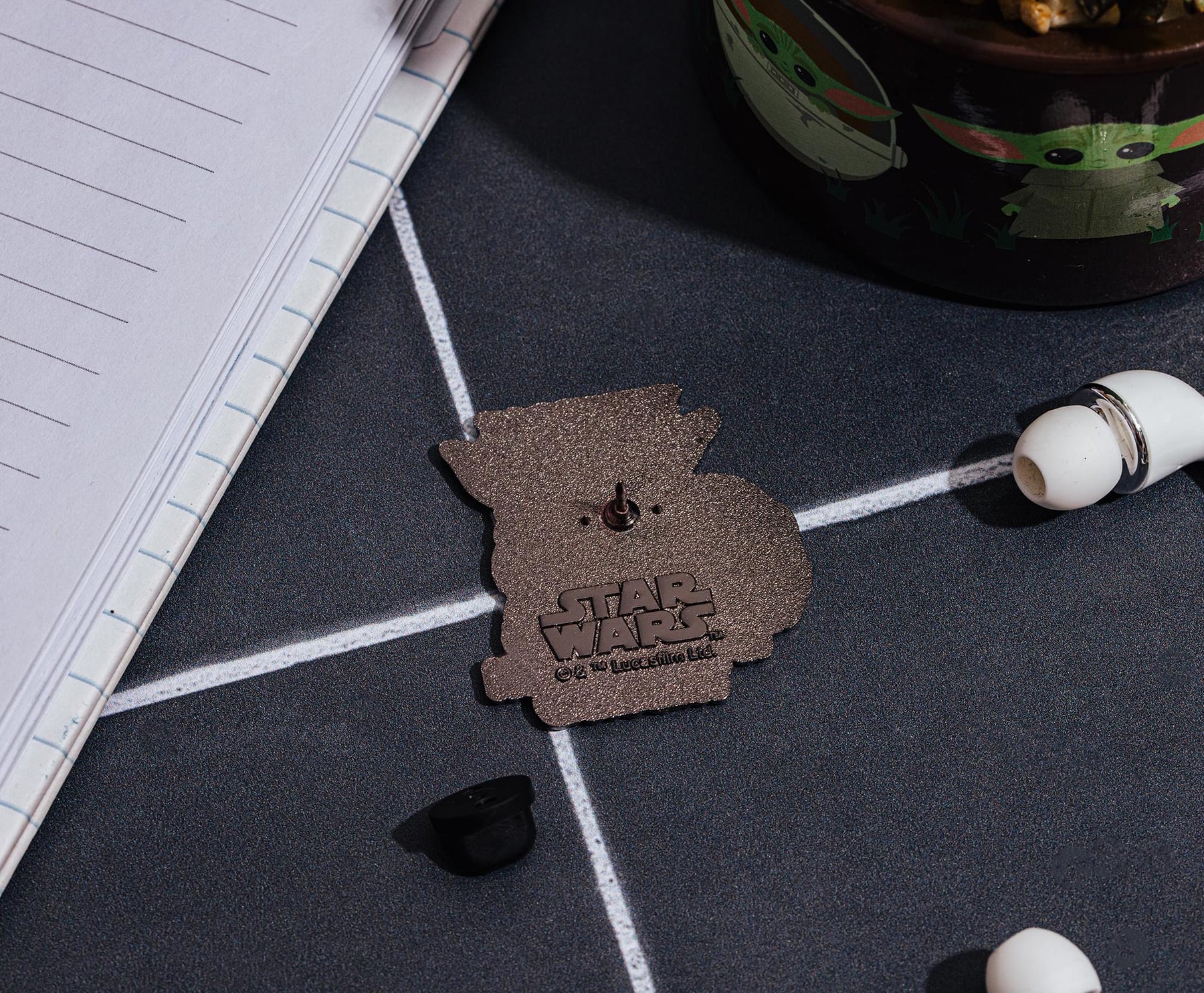Star Wars: The Mandalorian Grogu "The Force Is Strong With This Grad" Enamel Pin