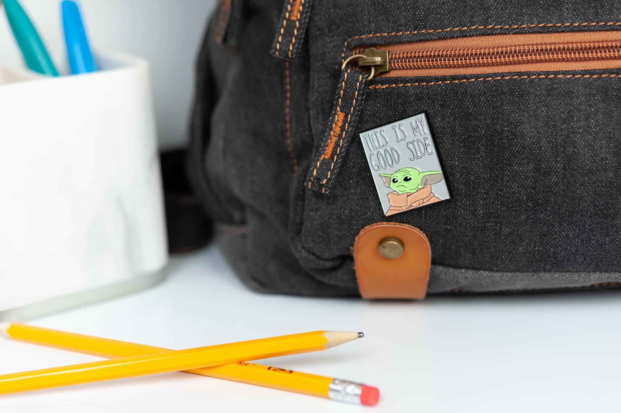 Star Wars Mandalorian The Child Baby Yoda Collector Pin | This Is My Good Side