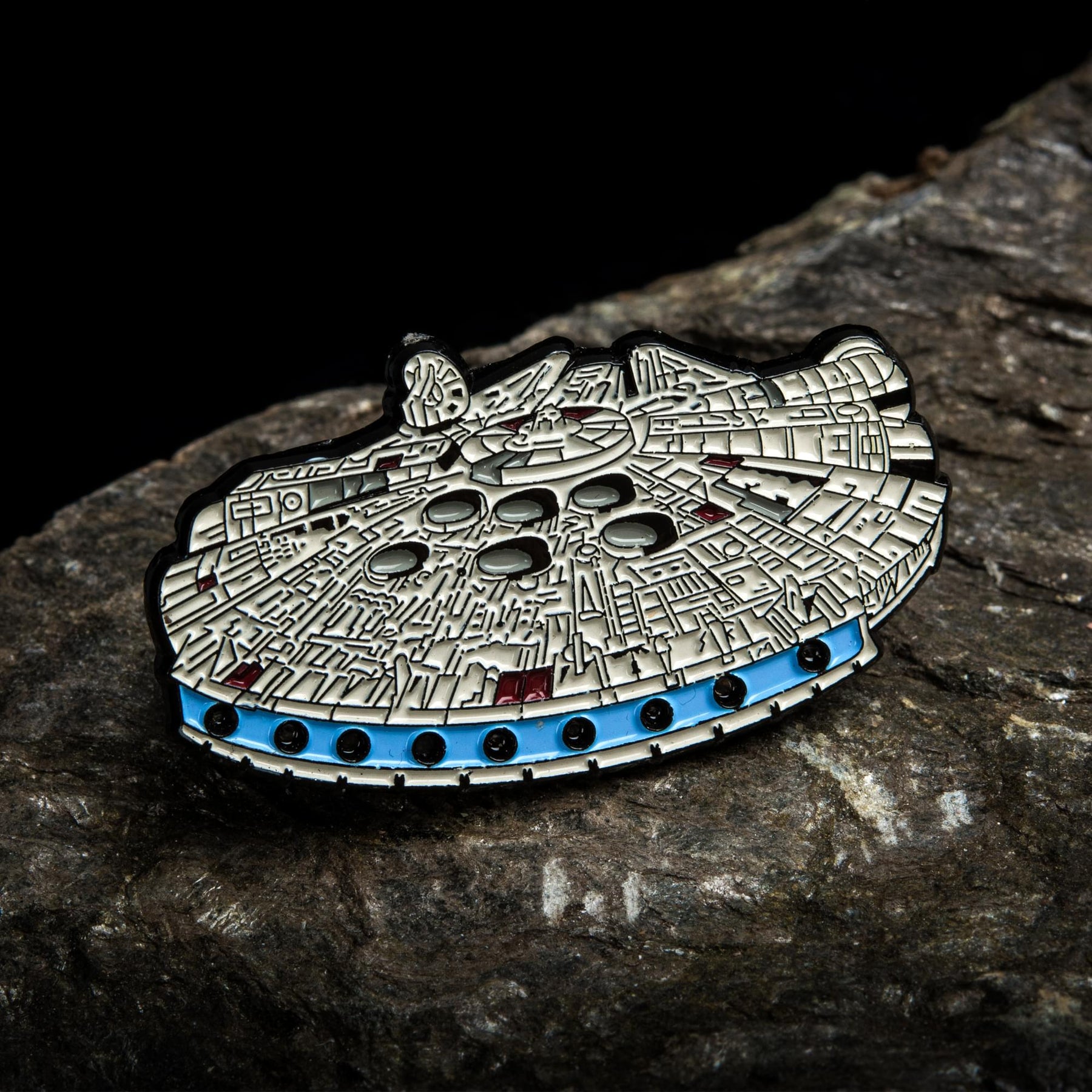 Star Wars Millennium Falcon Light Up Enamel Pin