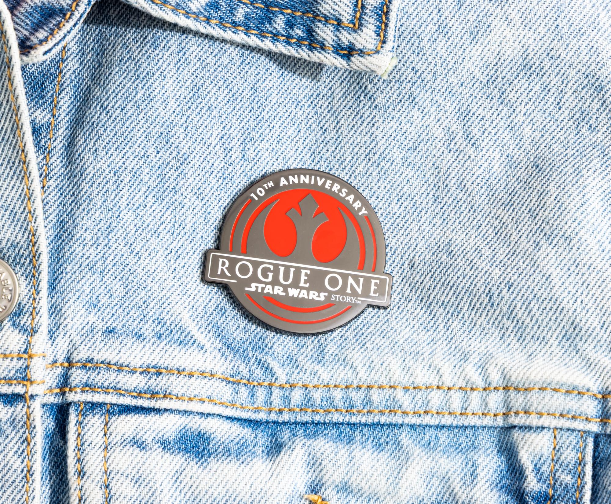 Rogue One: A Star Wars Story 10th Anniversary Enamel Pin