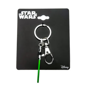 Star Wars Yoda Lightsaber Stainless Steel Keychain