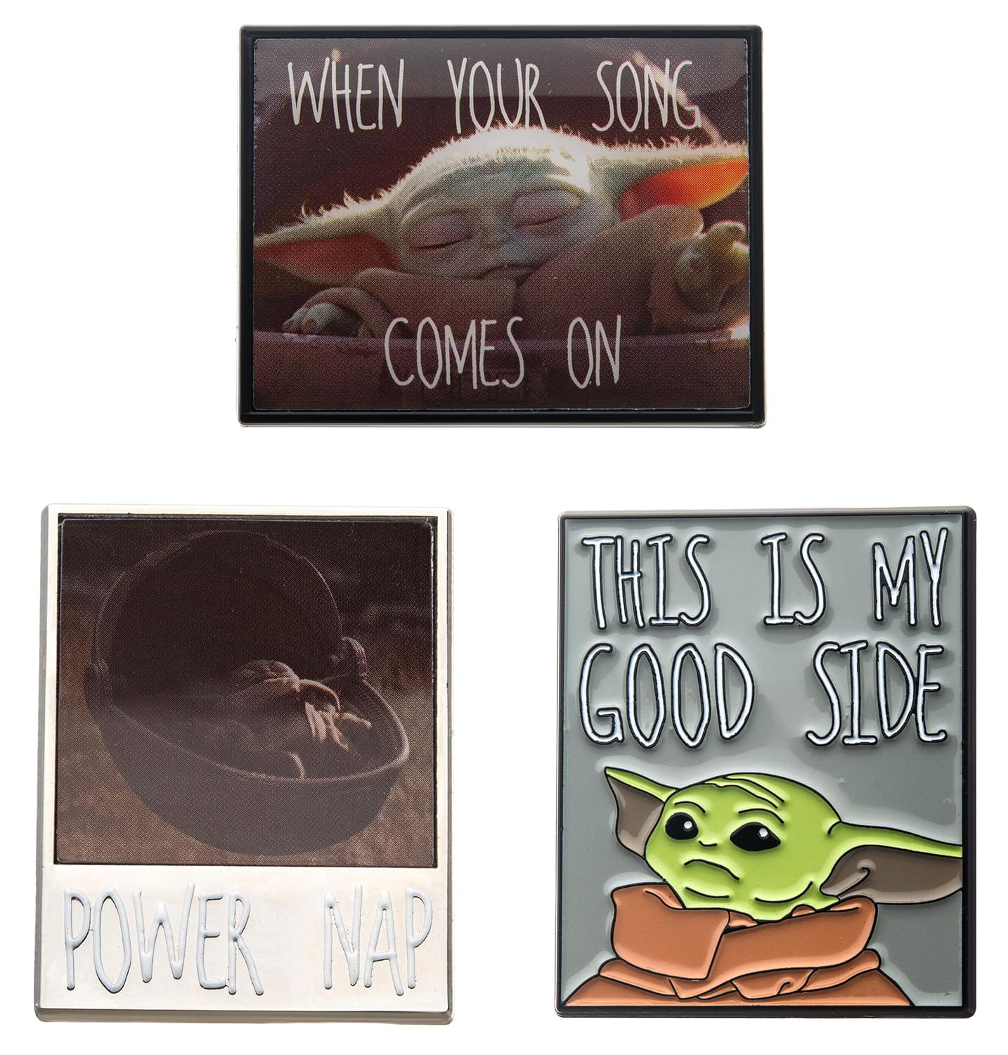 Star Wars: The Mandalorian, The Child "Baby Yoda" Enamel Pin Bundle B | Set of 3