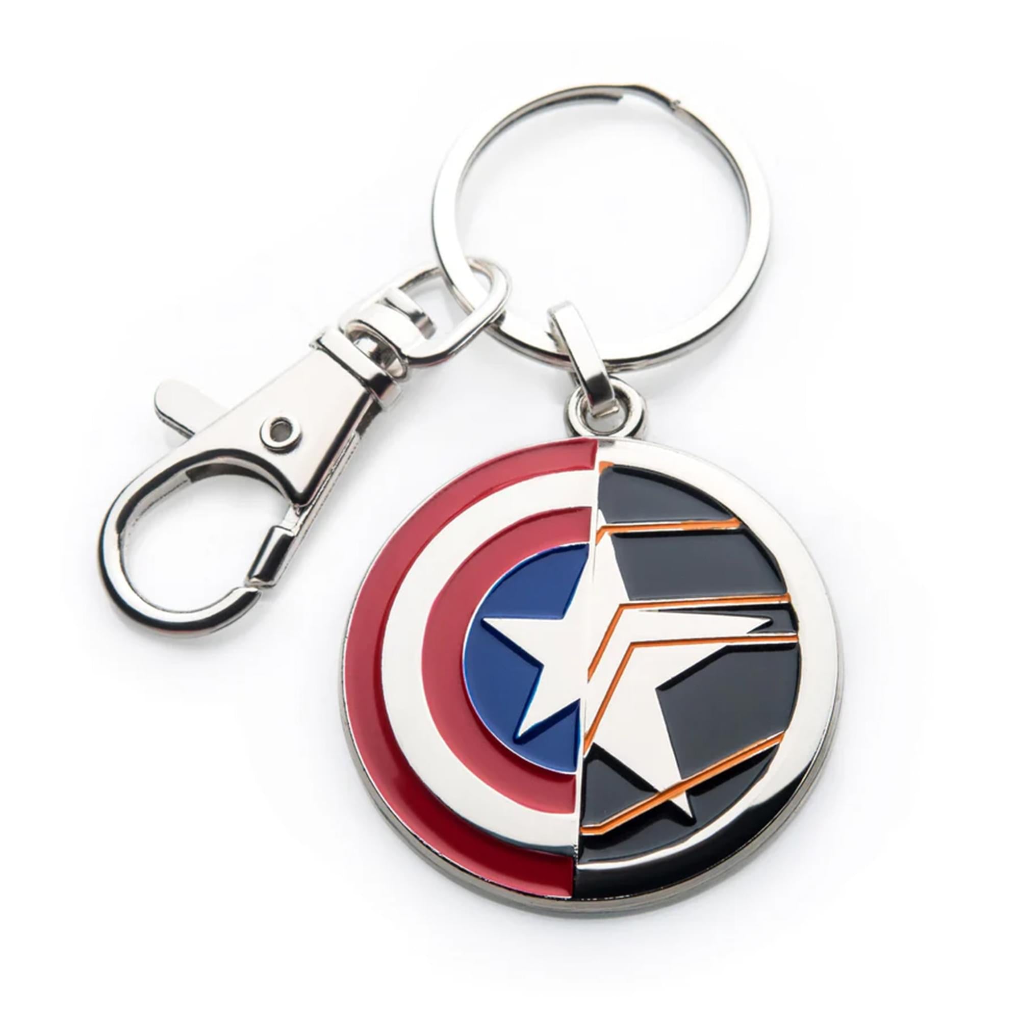 Marvel Captain America/ Winter Soldier Enamel Keychain