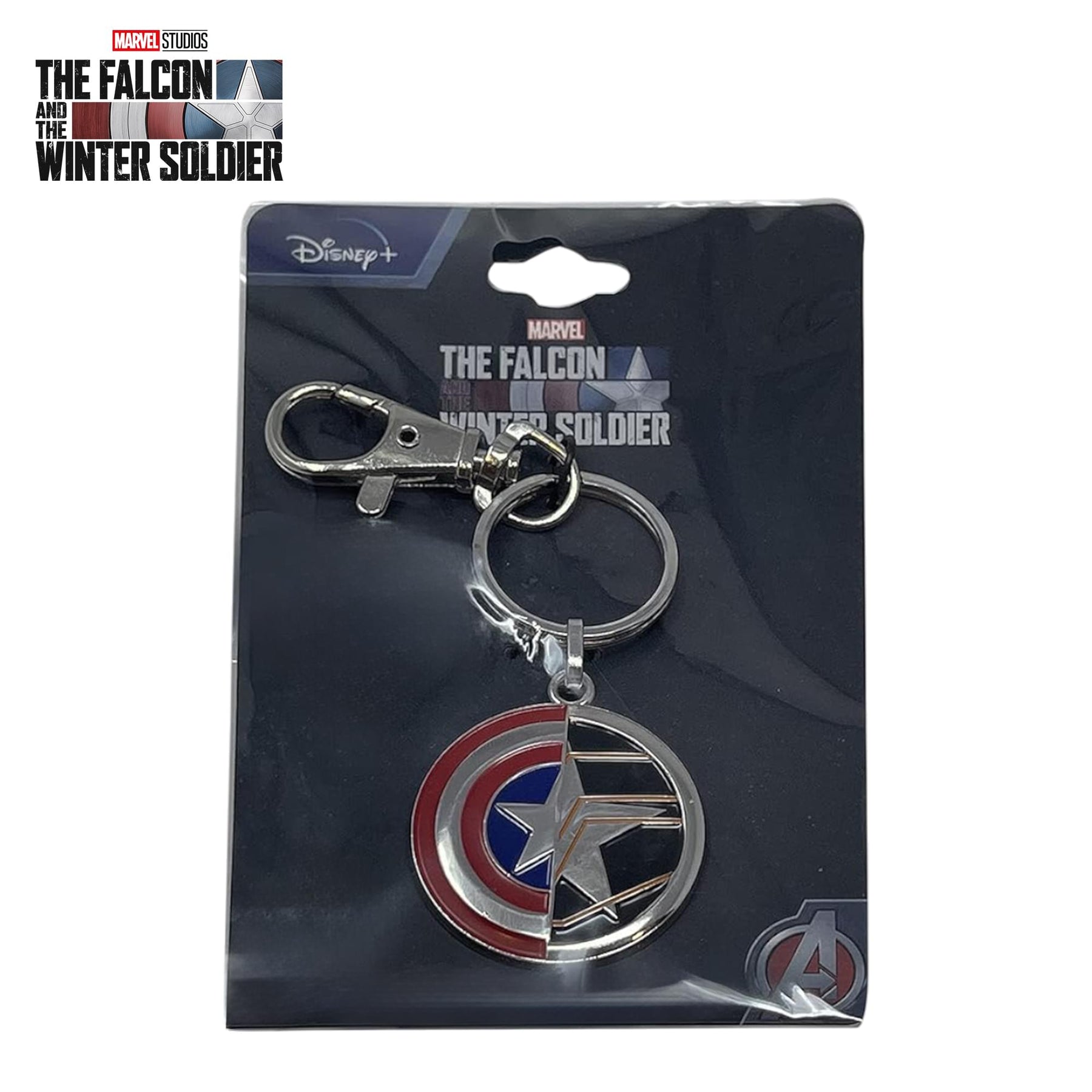 Marvel Captain America/ Winter Soldier Enamel Keychain