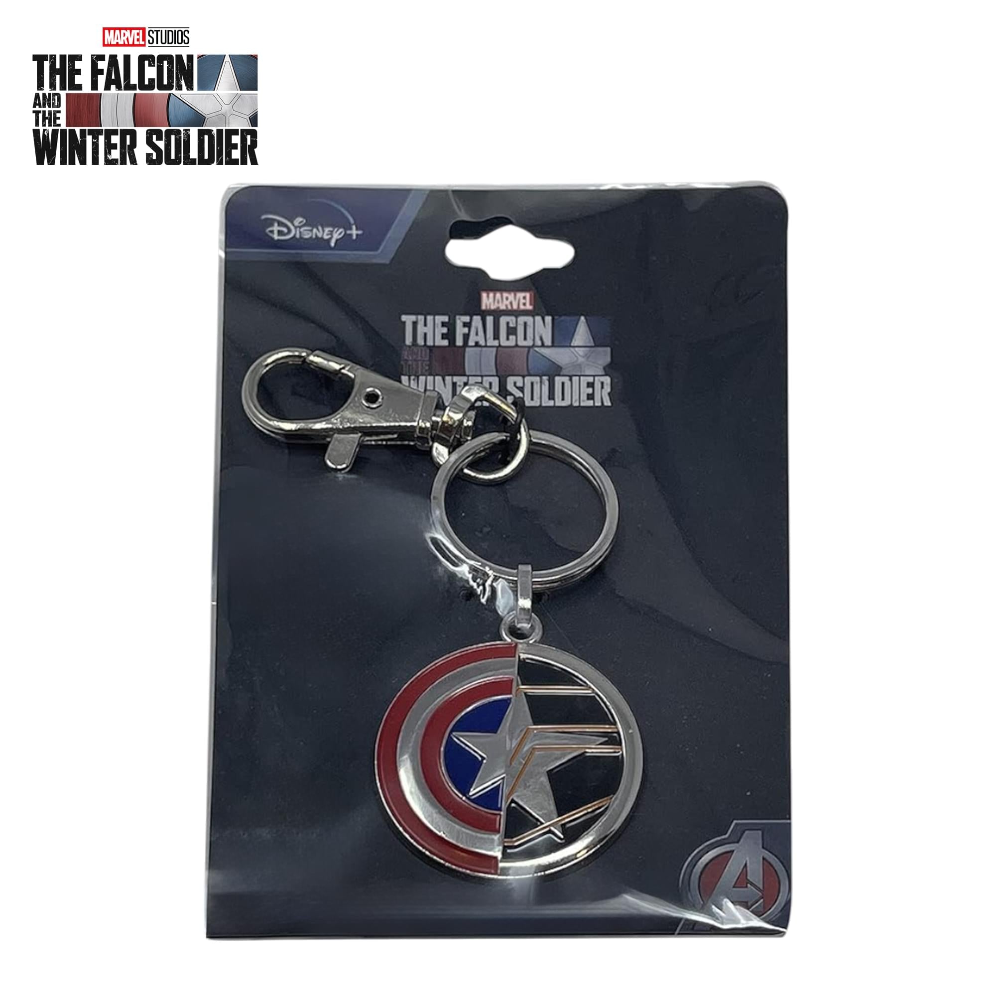 Marvel Captain America/ Winter Soldier Enamel Keychain