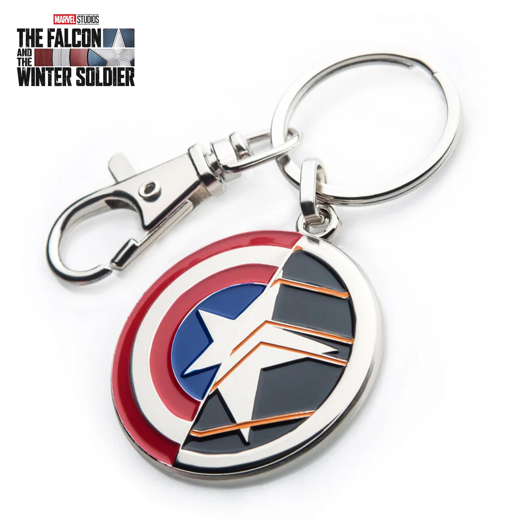 Marvel Captain America/ Winter Soldier Enamel Keychain
