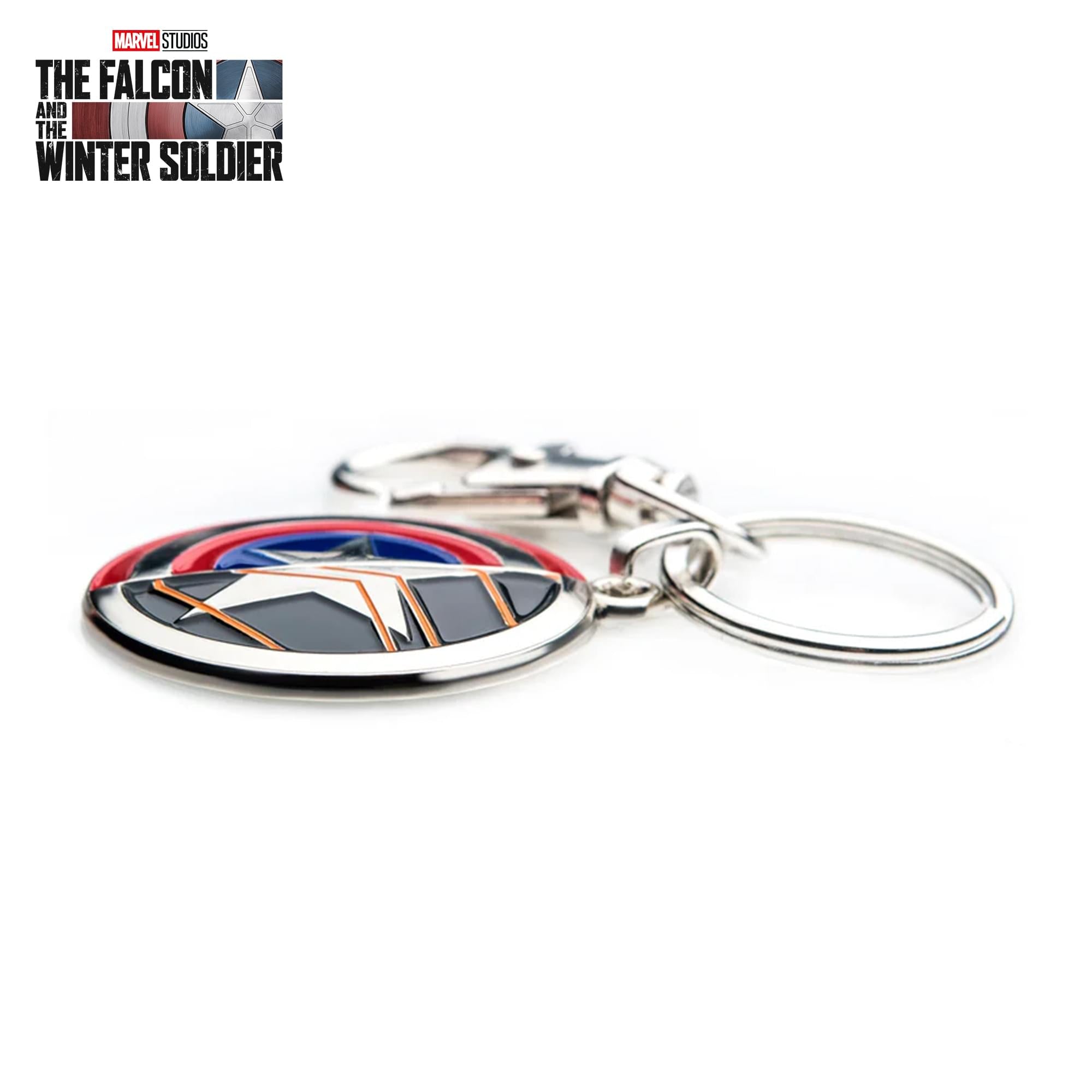 Marvel Captain America/ Winter Soldier Enamel Keychain
