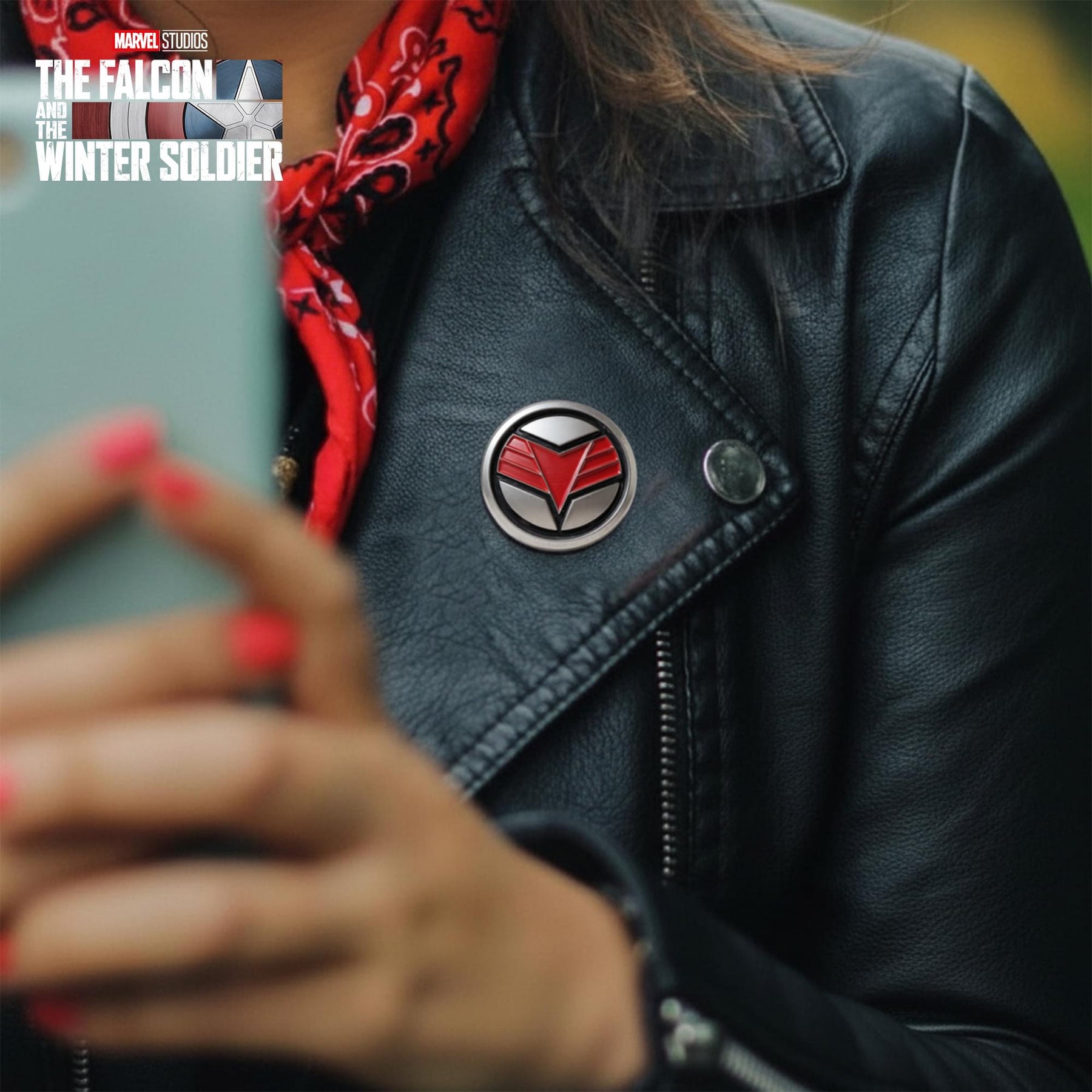 Marvel The Falcon Symbol Enamel Collector Pin