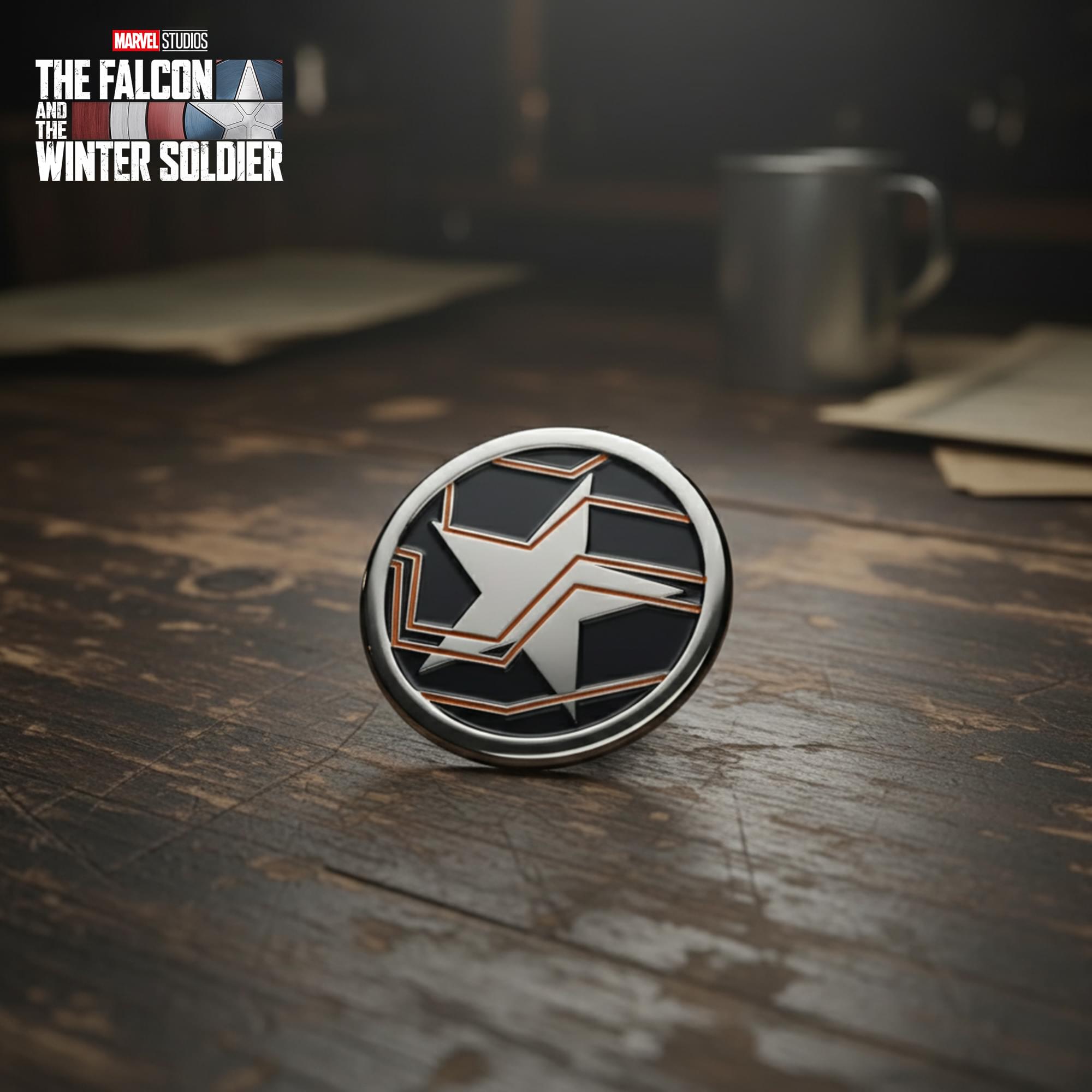 Marvel The Winter Soldier Symbol Enamel Collector Pin