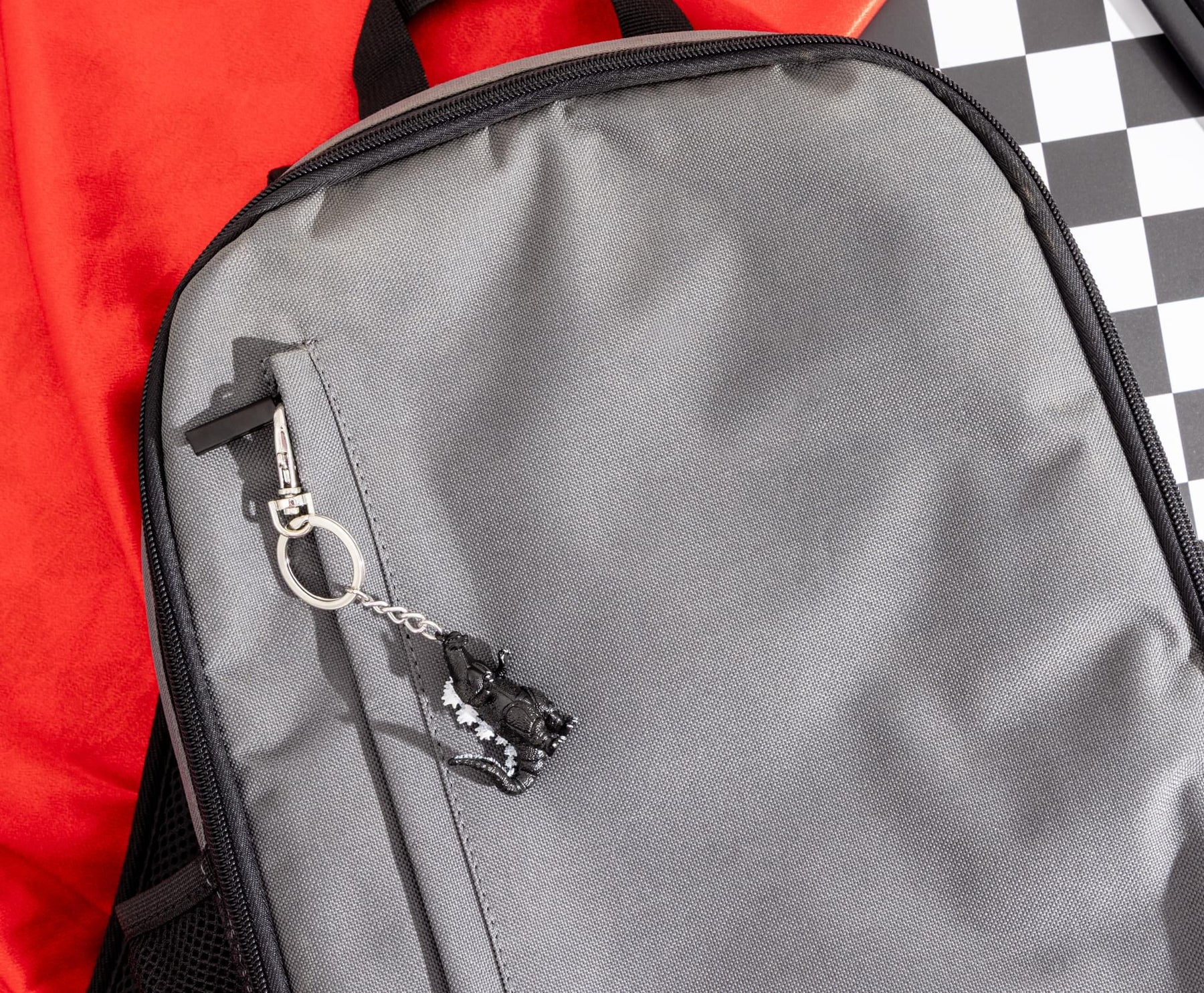 Godzilla 3D Enamel Charm Keychain