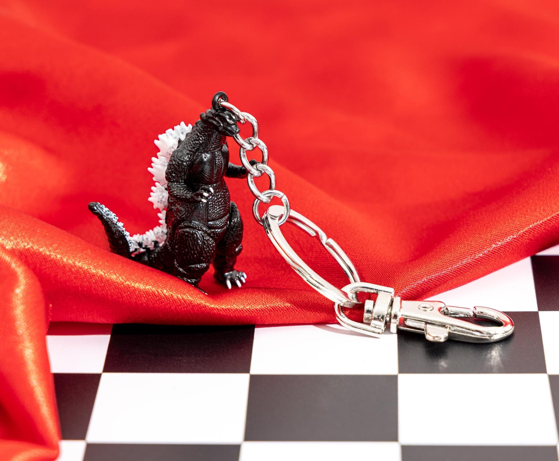 Godzilla 3D Enamel Charm Keychain