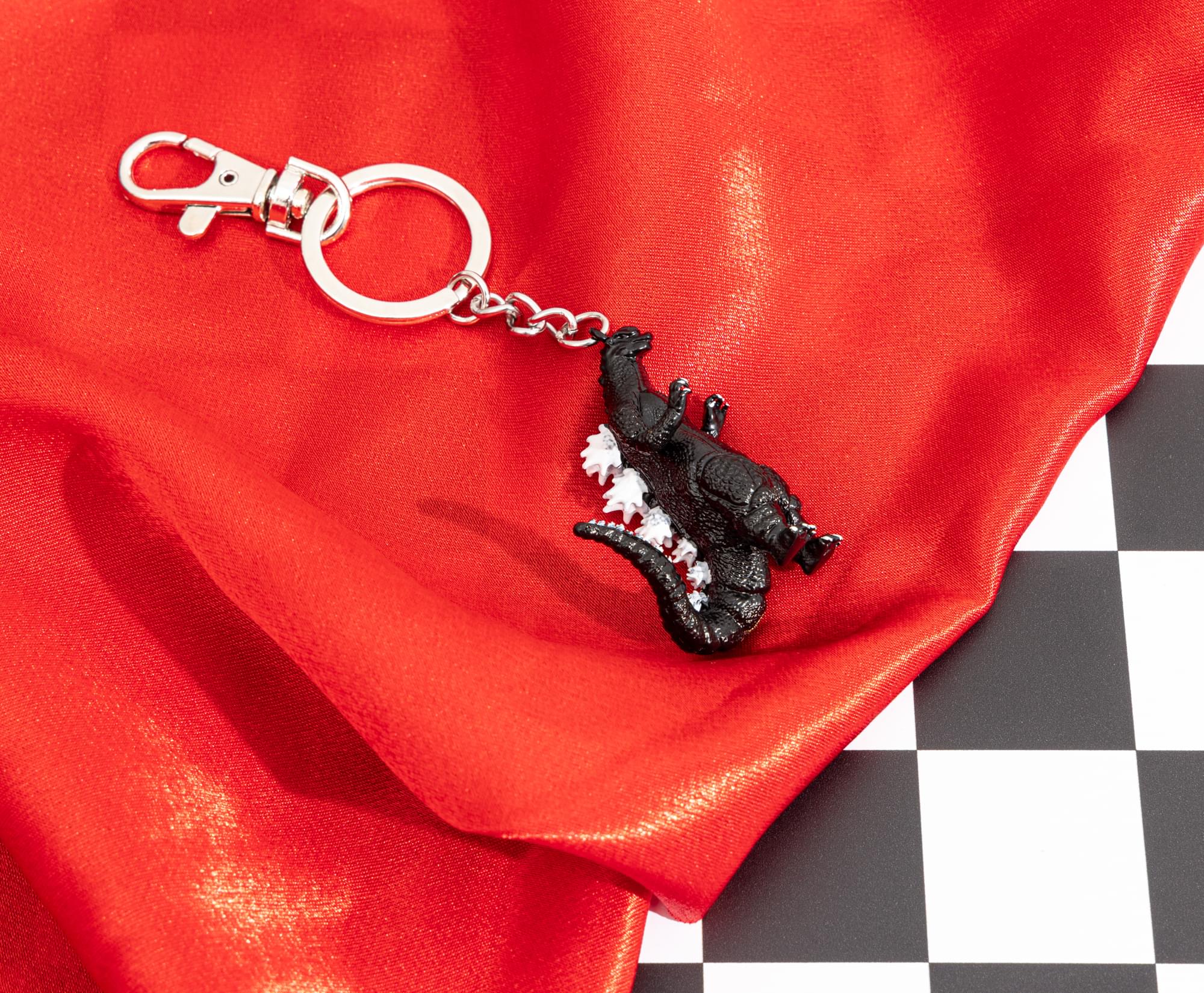 Godzilla 3D Enamel Charm Keychain