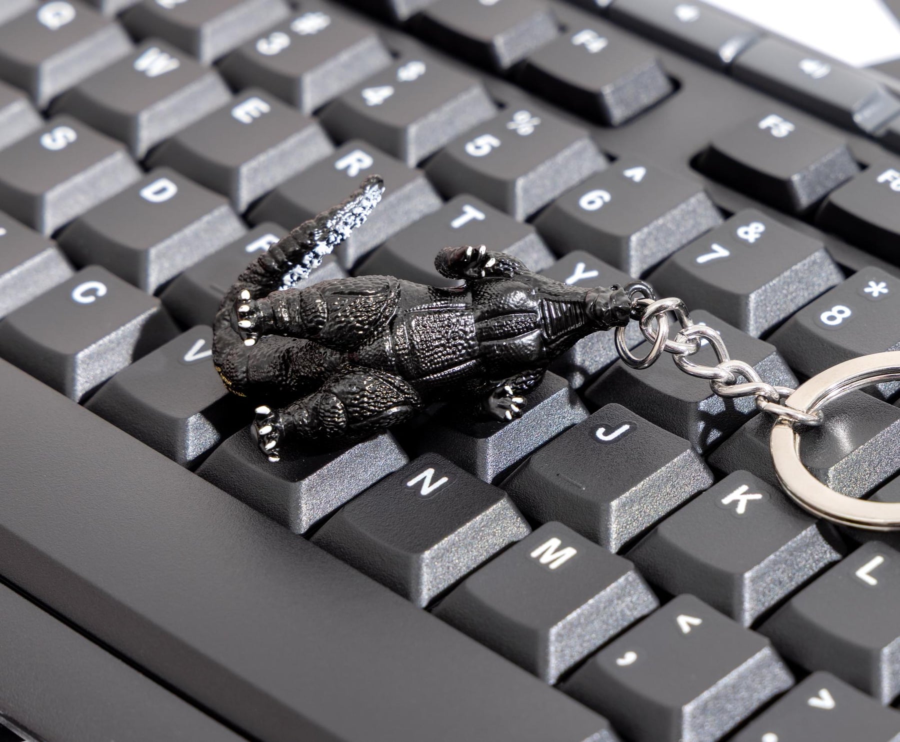 Godzilla 3D Enamel Charm Keychain