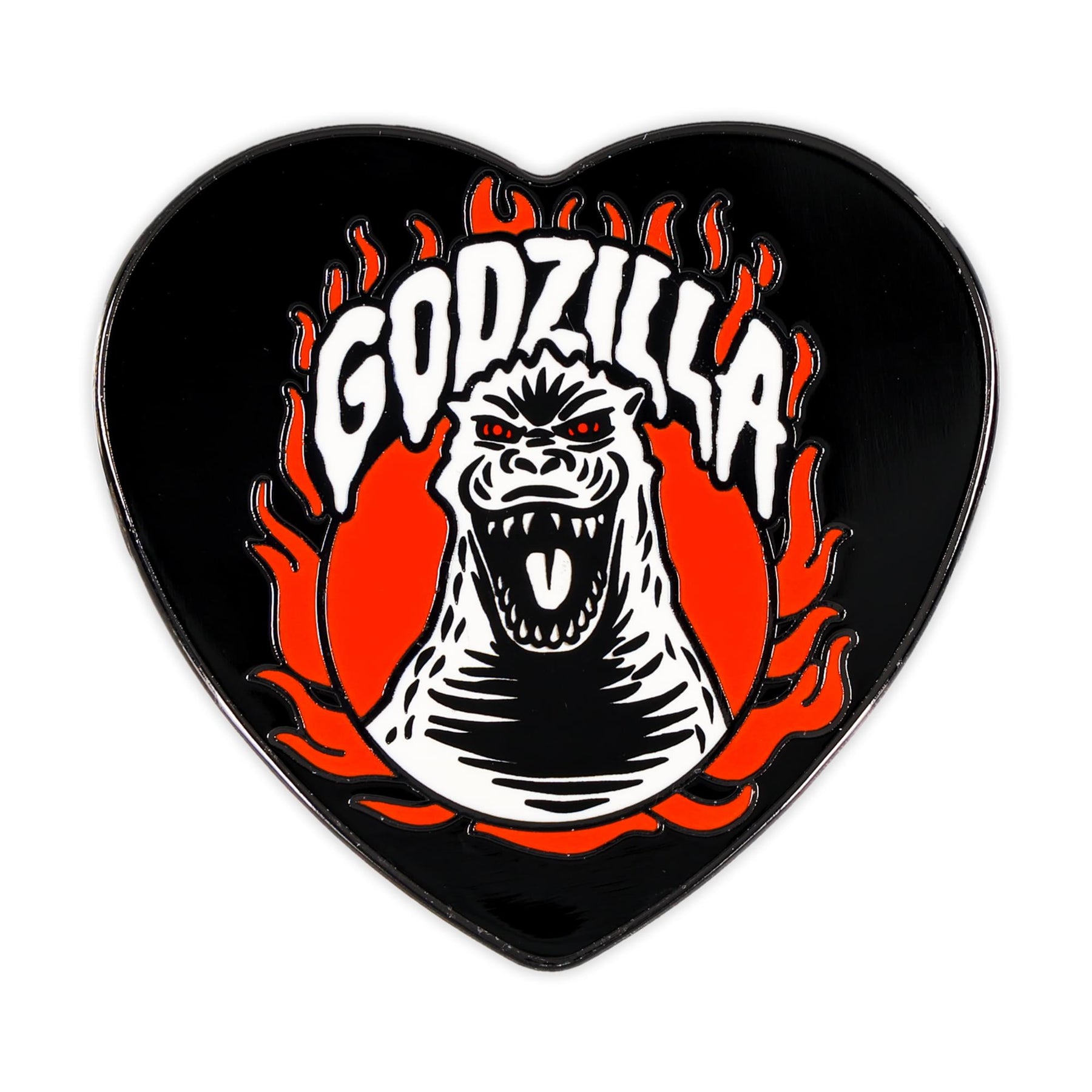 Godzilla Heart-Shaped Enamel Pin