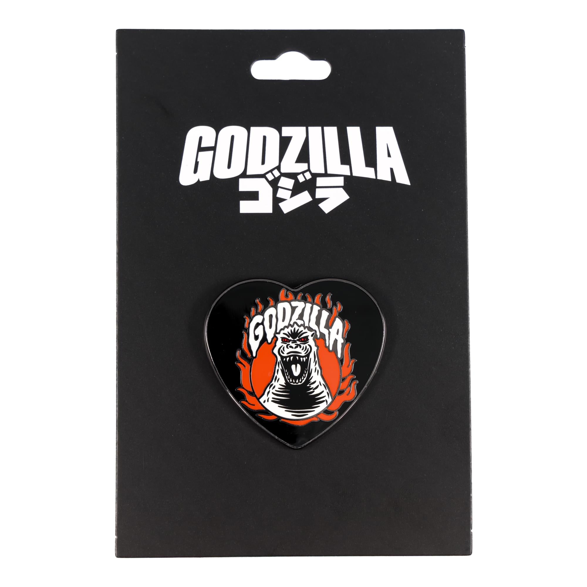 Godzilla Heart-Shaped Enamel Pin