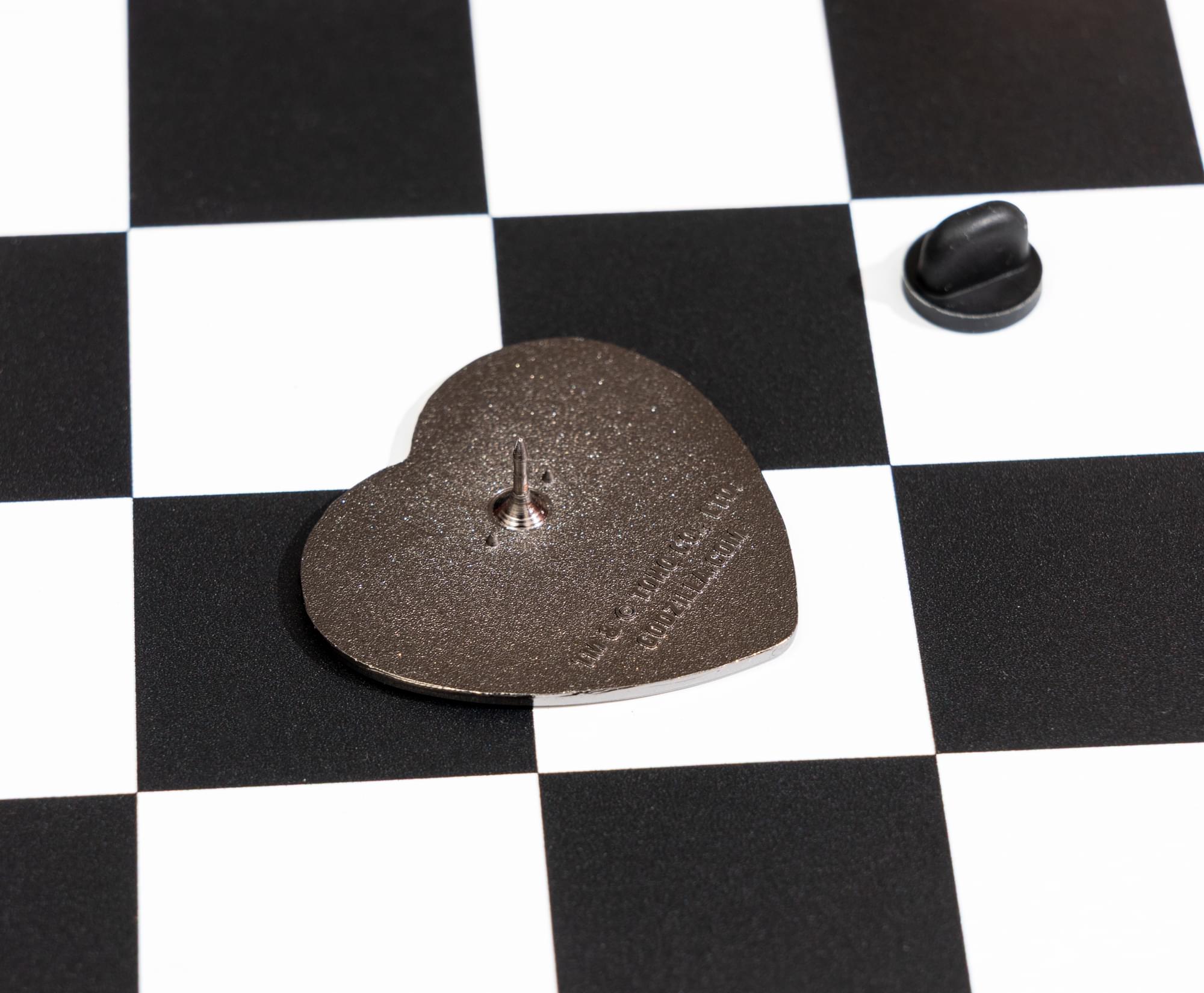 Godzilla Heart-Shaped Enamel Pin