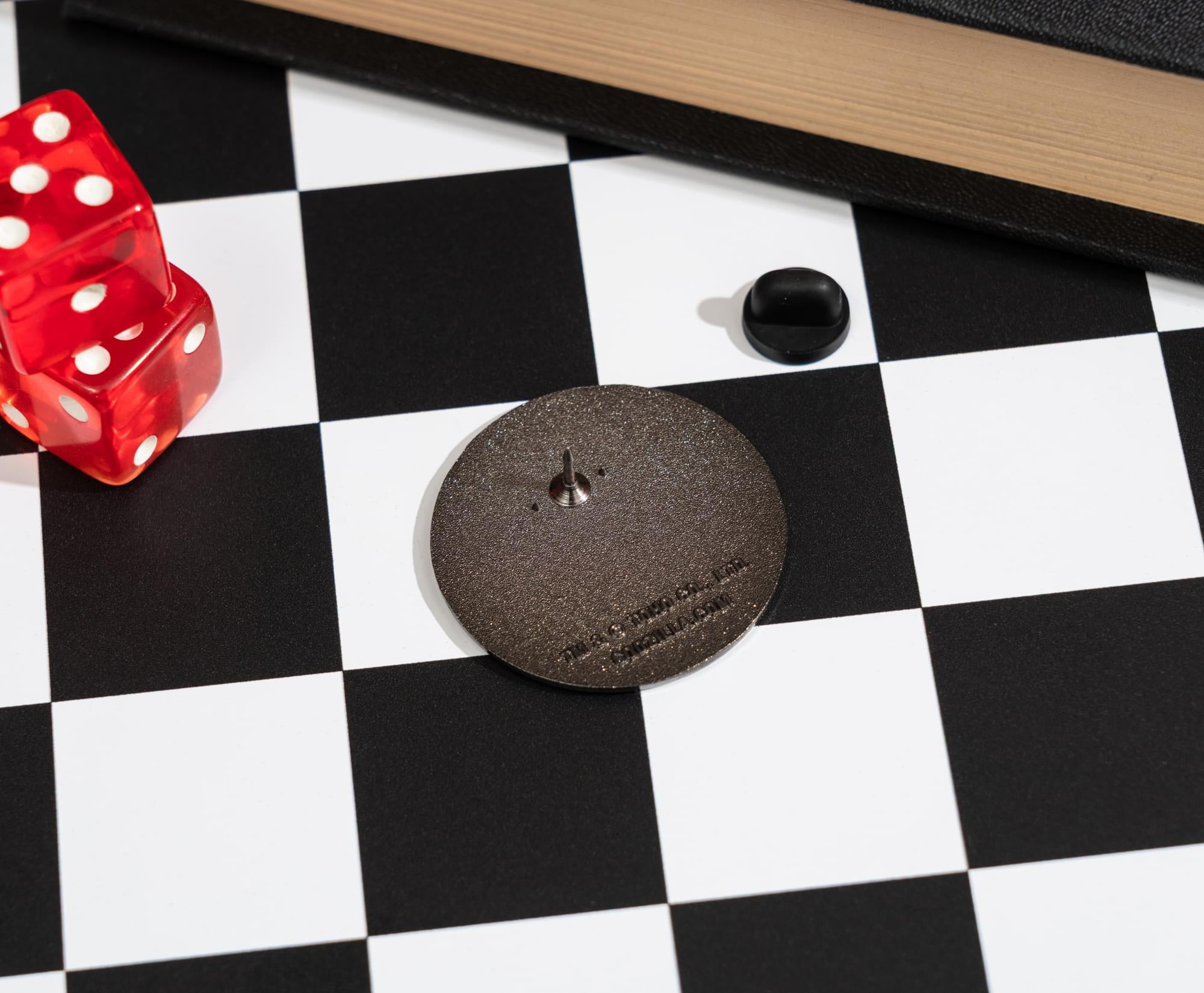 Godzilla "King Of The Monsters" Round Enamel Pin