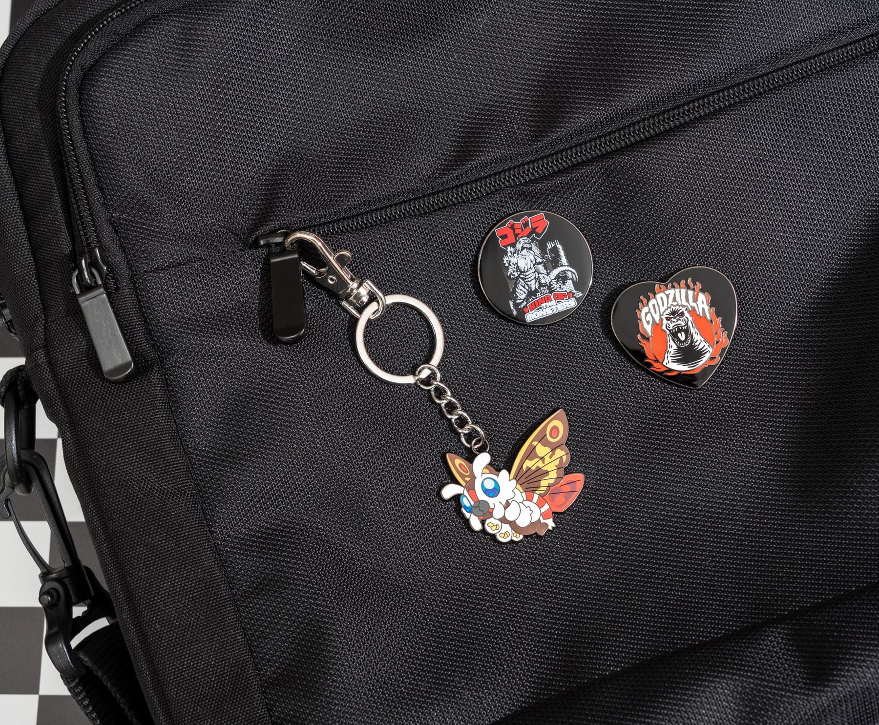 Godzilla "King Of The Monsters" Round Enamel Pin