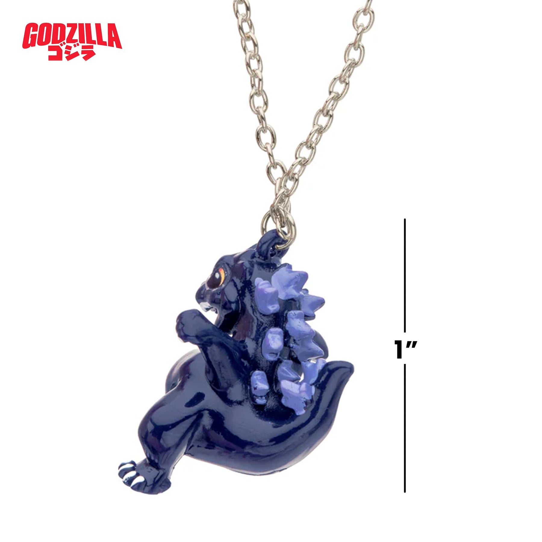Godzilla Chibi 3D Charm Necklace | I Inch