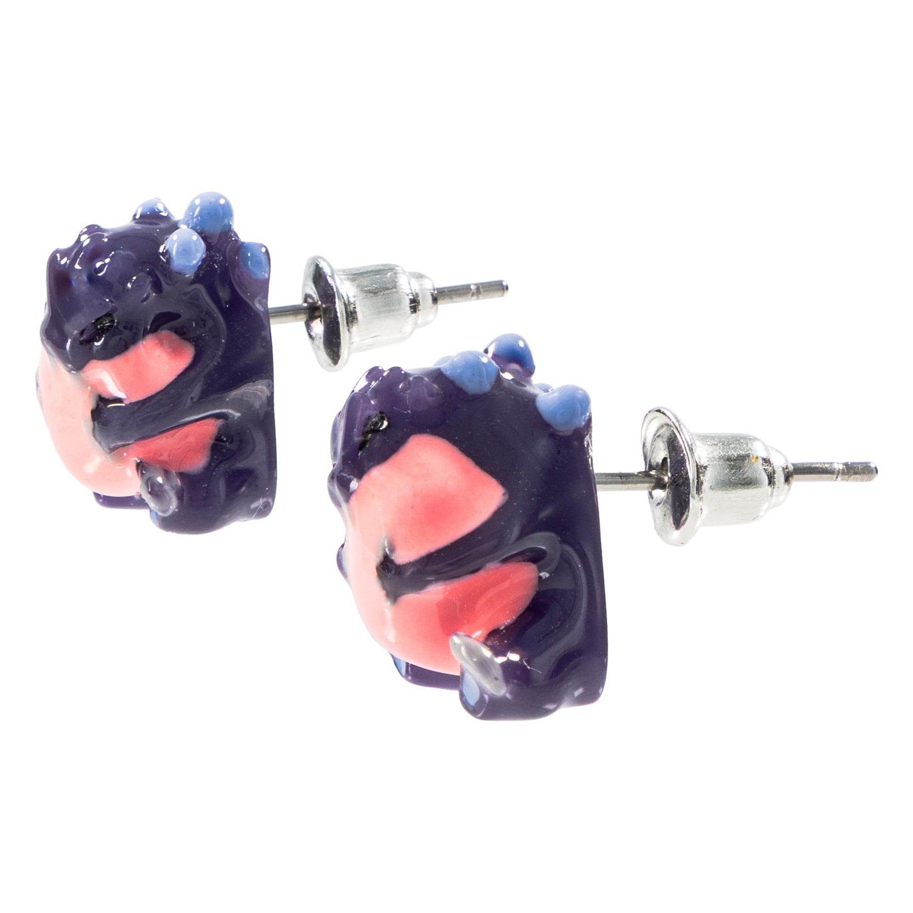 Godzilla Heart Stud Earrings