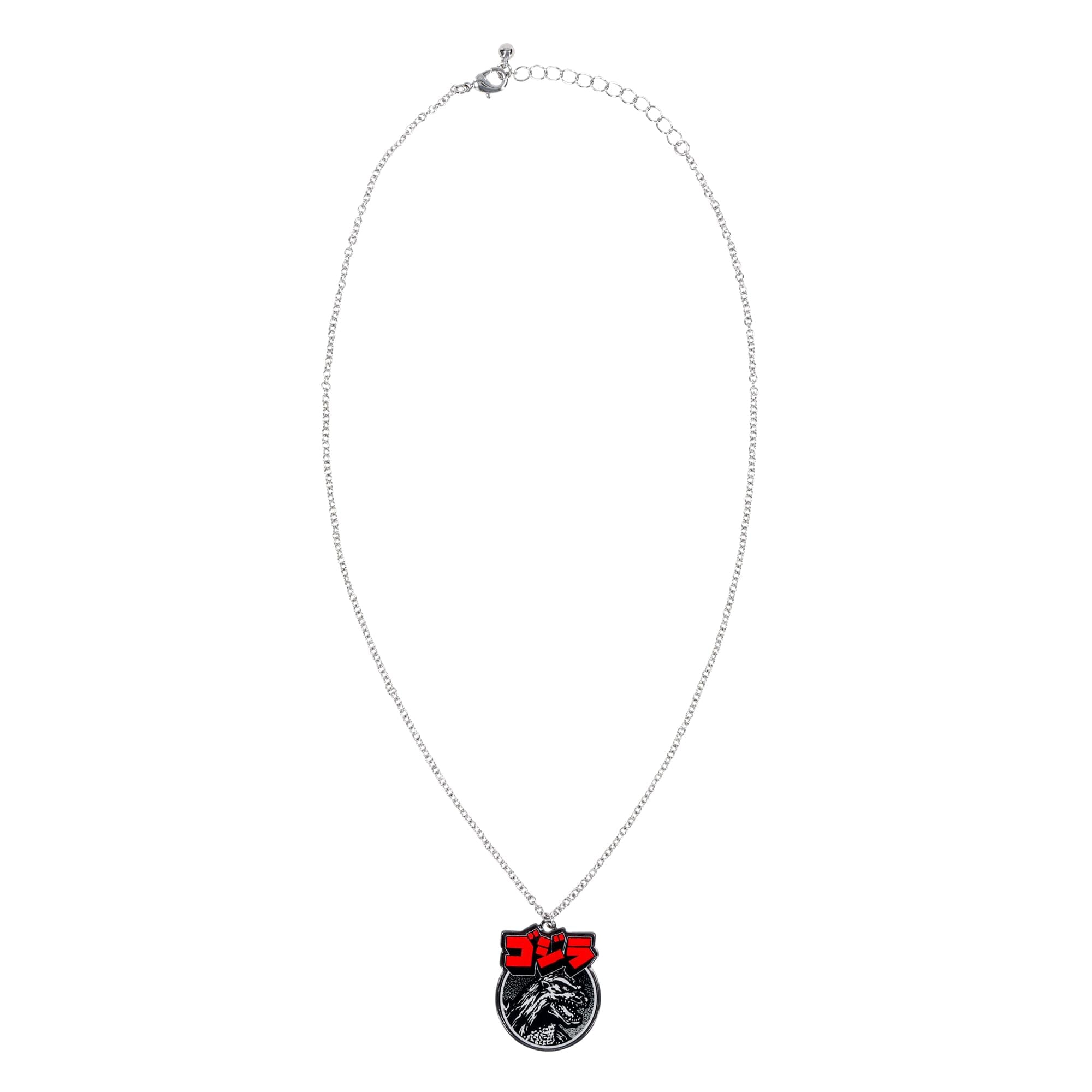 Godzilla Silver Pendant Necklace