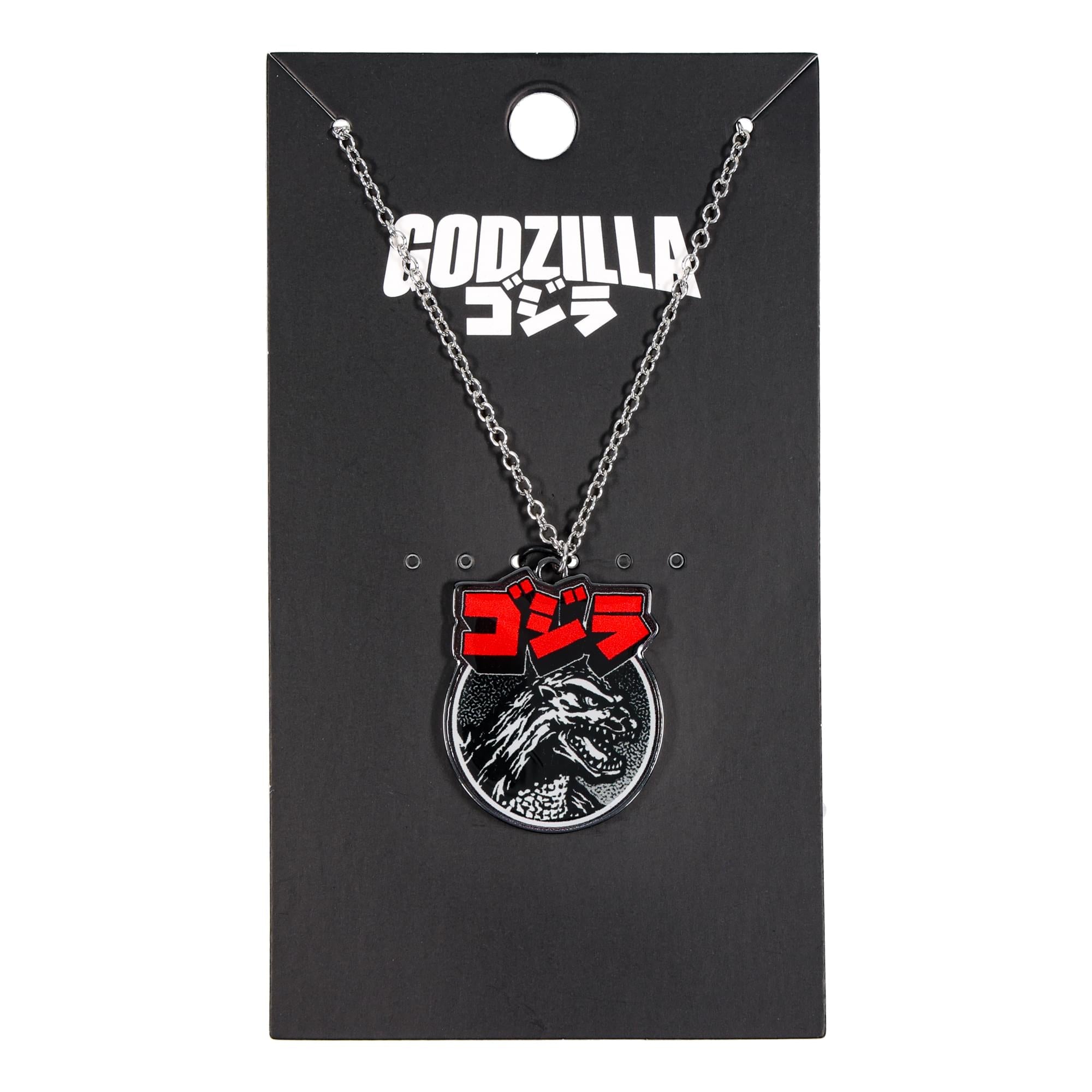 Godzilla Silver Pendant Necklace