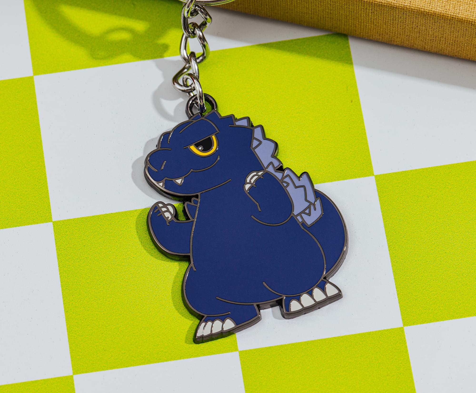 Godzilla Chibi Charm Enamel Keychain