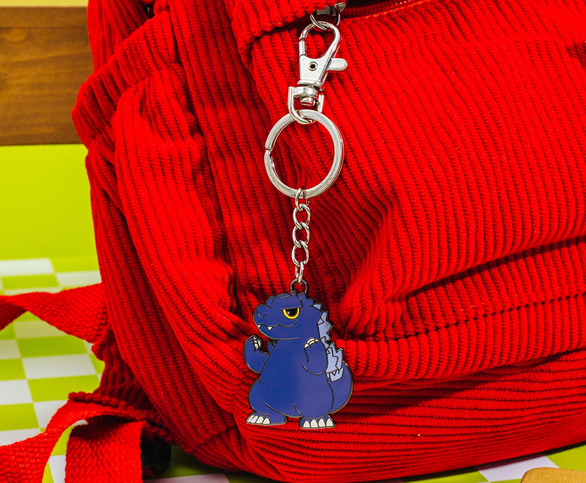 Godzilla Chibi Charm Enamel Keychain