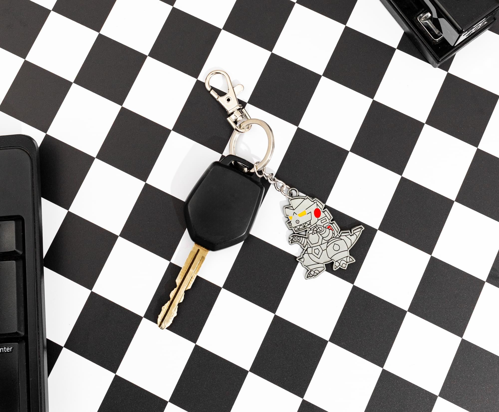 Godzilla Mechagodzilla Enamel Charm Keychain