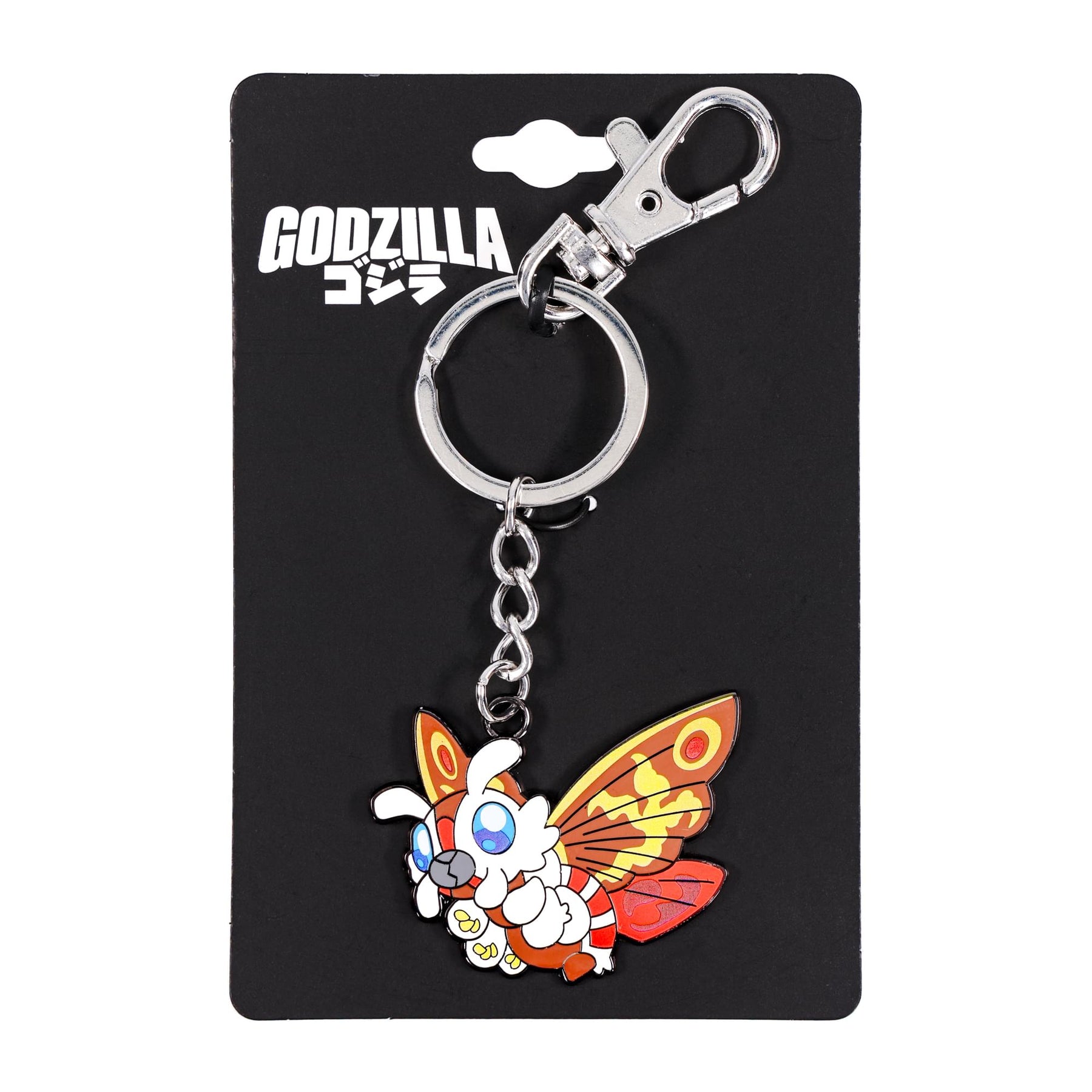Godzilla Mothra Enamel Charm Keychain