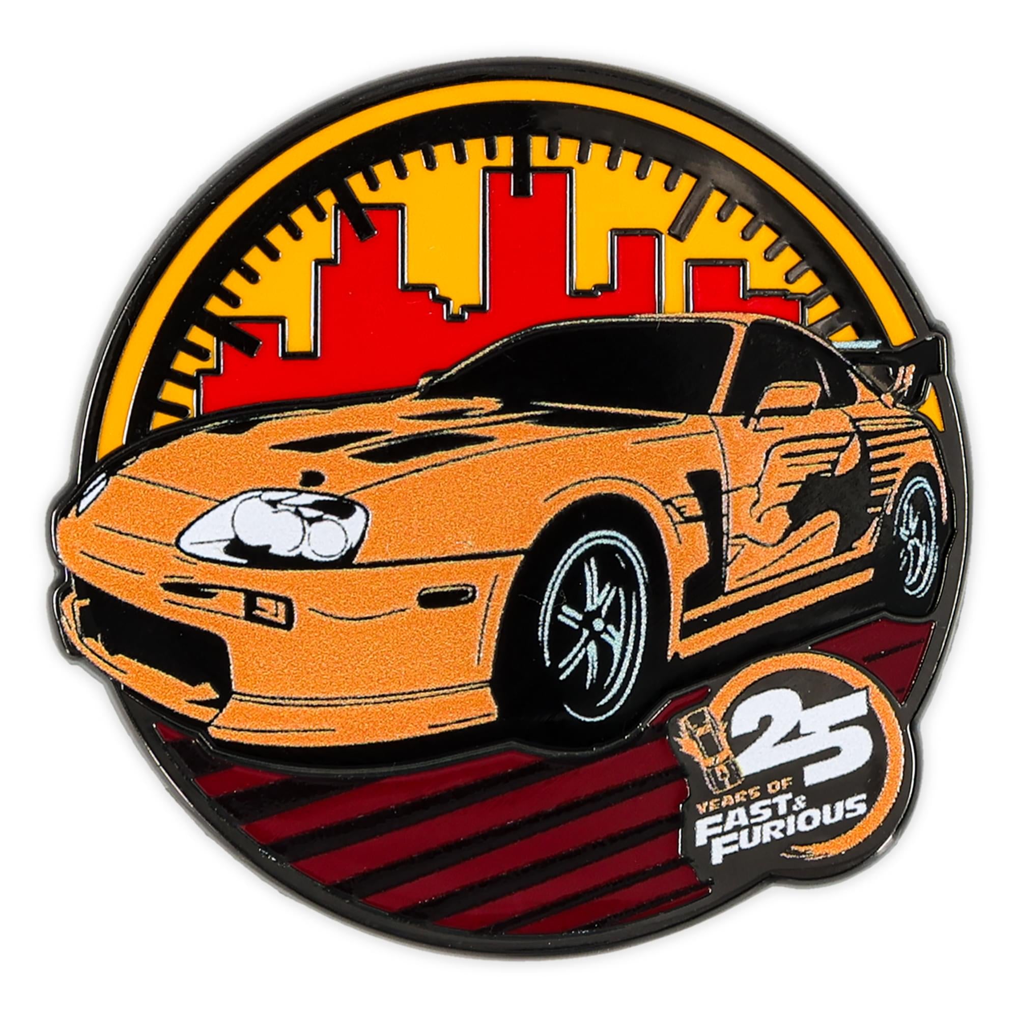 Fast & Furious 25th Anniversary Enamel Pin