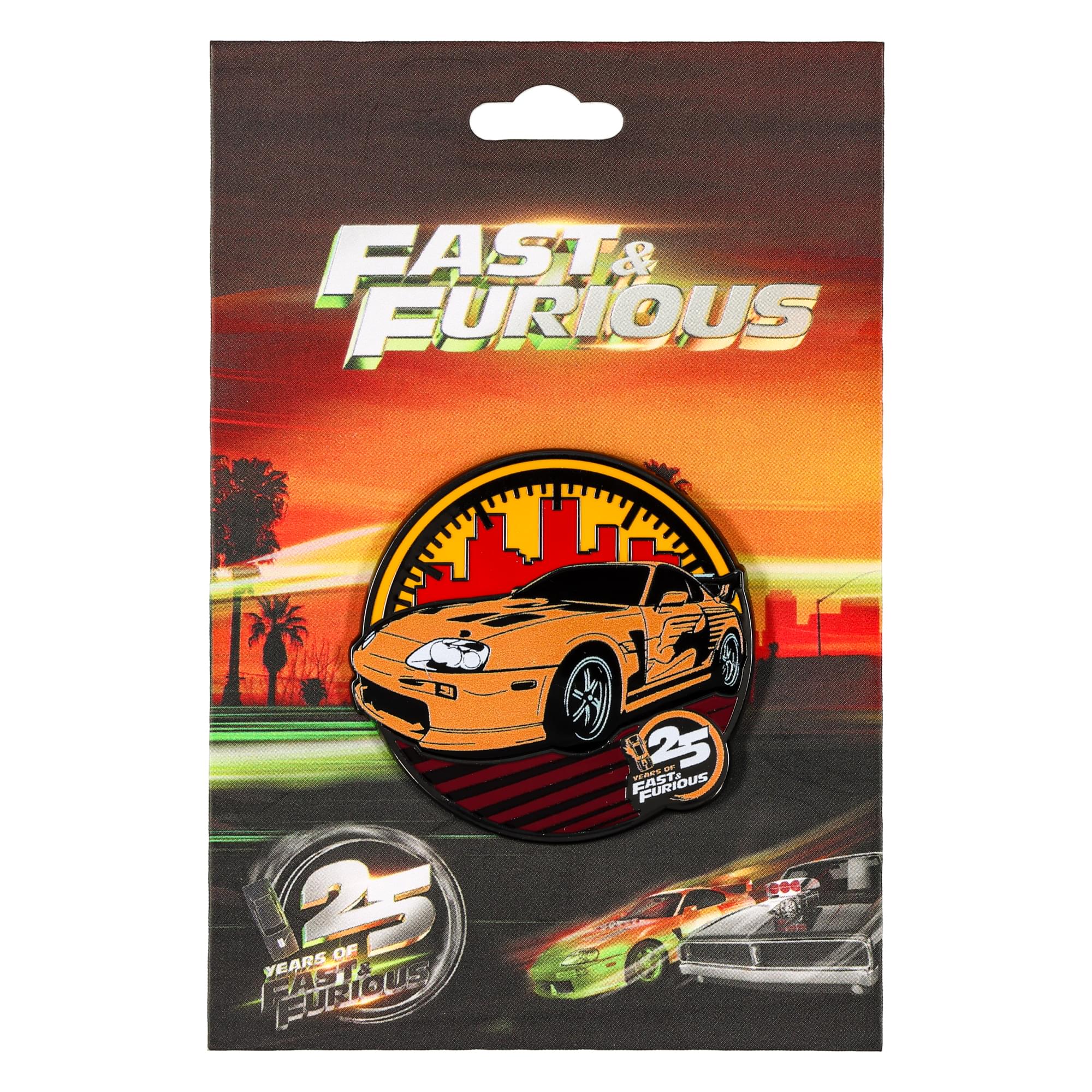 Fast & Furious 25th Anniversary Enamel Pin