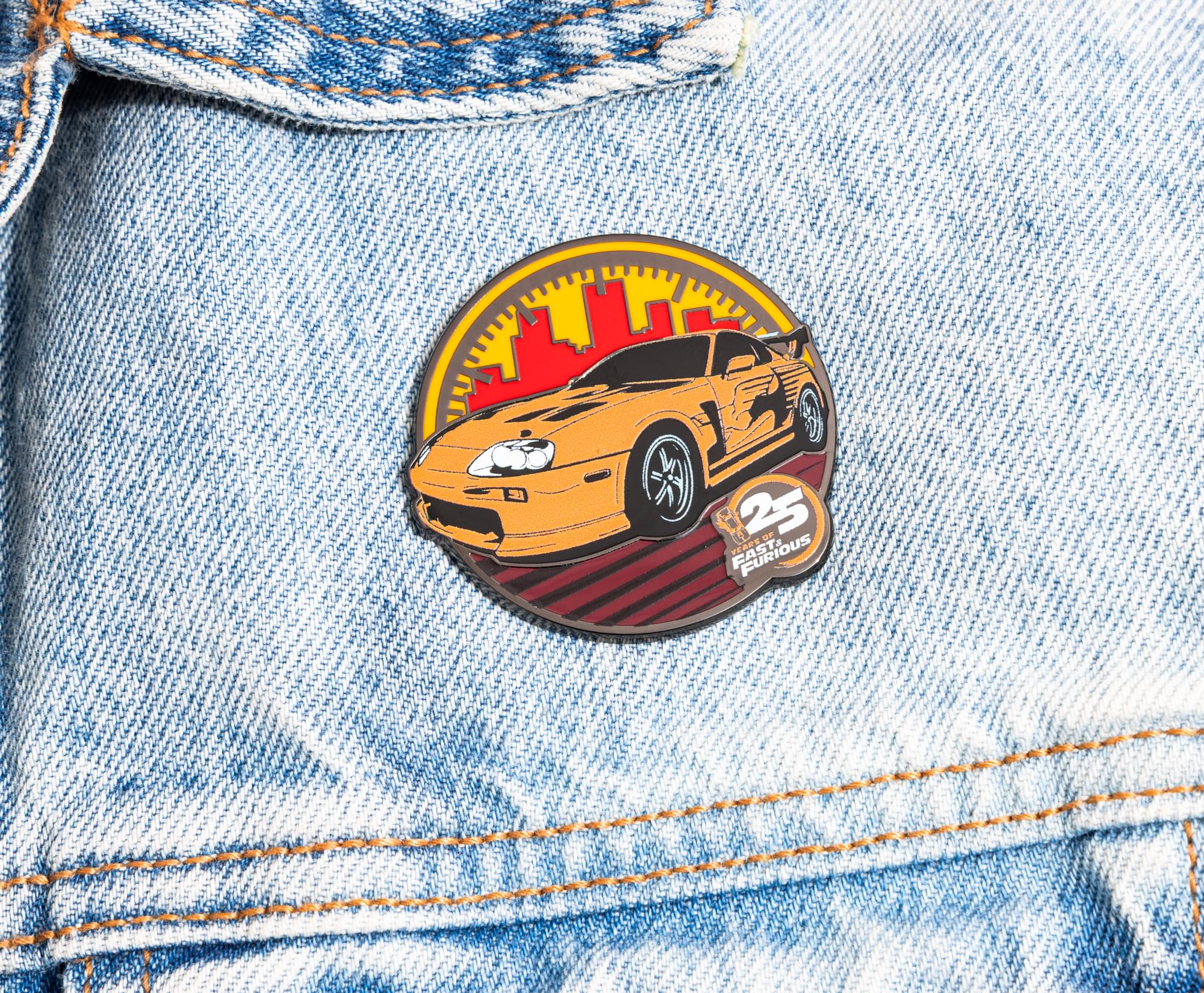 Fast & Furious 25th Anniversary Enamel Pin