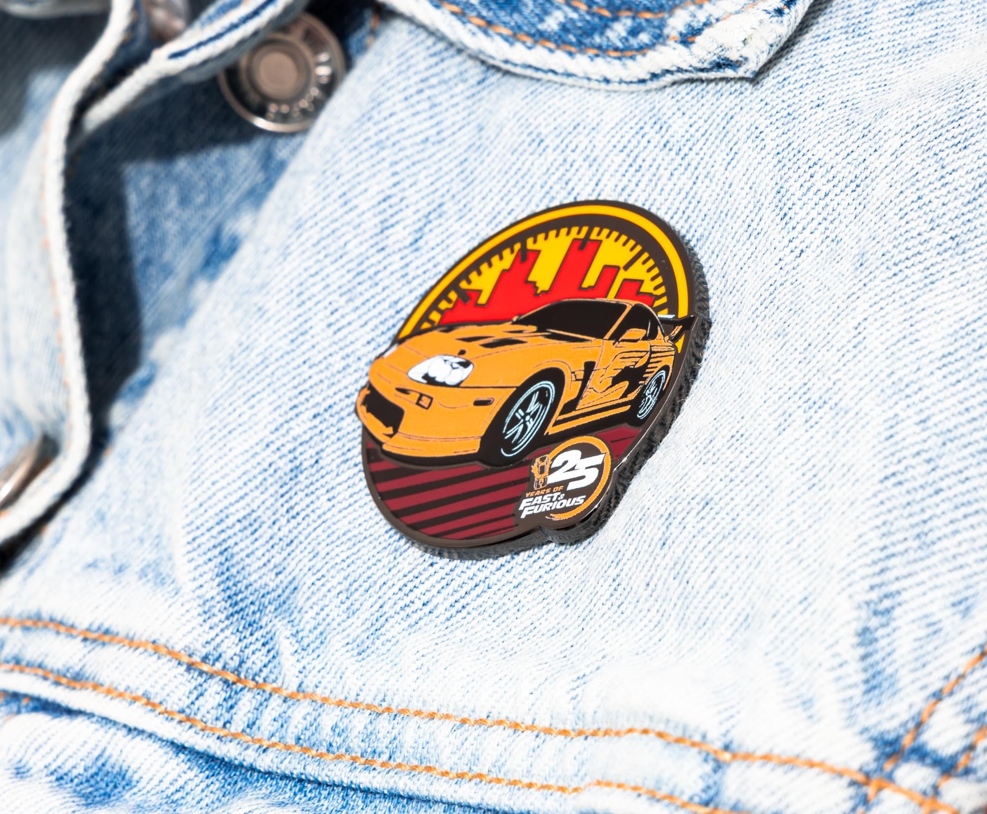 Fast & Furious 25th Anniversary Enamel Pin