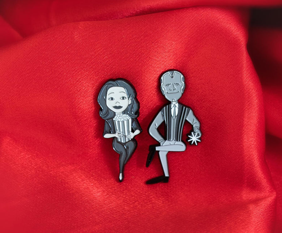 Marvel Studios WandaVision Collectible Enamel Pins | Set of 2 | Toynk Exclusive