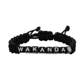 Marvel Black Panther: Wakanda Forever 2-Piece Cord Pull Bracelet Set