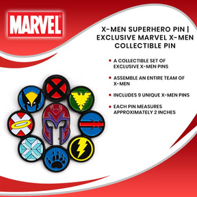 X-Men Superhero Pin | Exclusive Marvel X-Men Collectible Pin